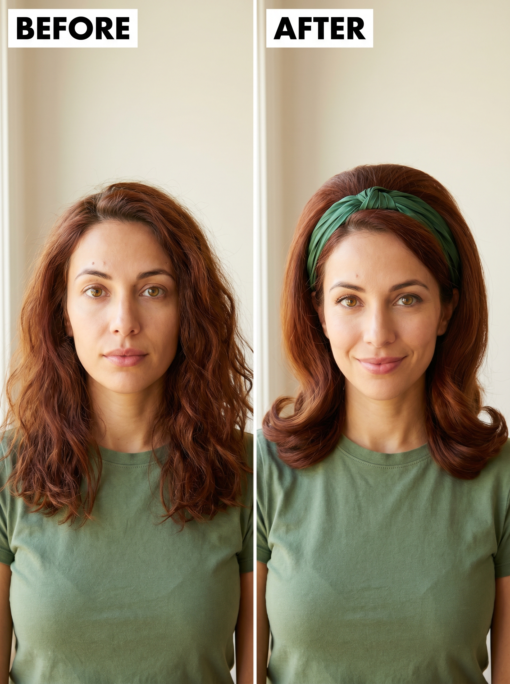 Retro Riviera Flipped Ends: Glamorous Summer Hairstyle Ideas 2026 Glamorous Retro Riviera Flipped Ends hairstyle, featuring volume and a vibrant silk headband, perfect for summer hairstyle ideas 2026.