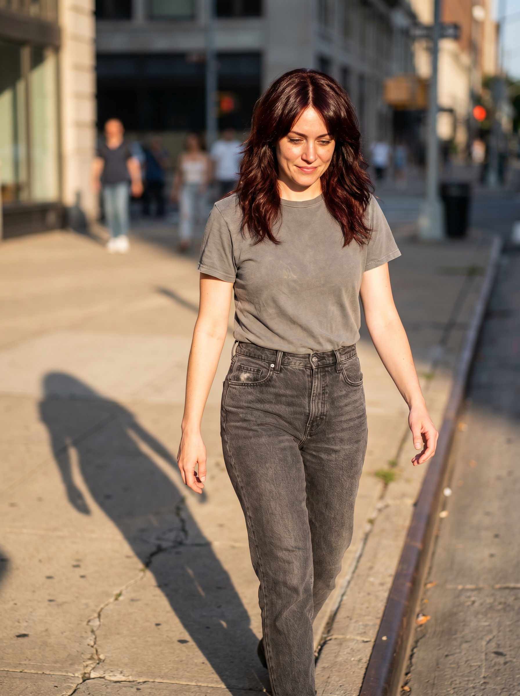 Cherry Cola Shag with High-Shine Finish | Summer Red Hair Looks 2026 Glamorous cherry cola shag with a high-shine finish, an edgy summer red hair look 2026. Features deep burgundy-red tones, ideal for date nights or concerts with a 90s grunge glam mood.