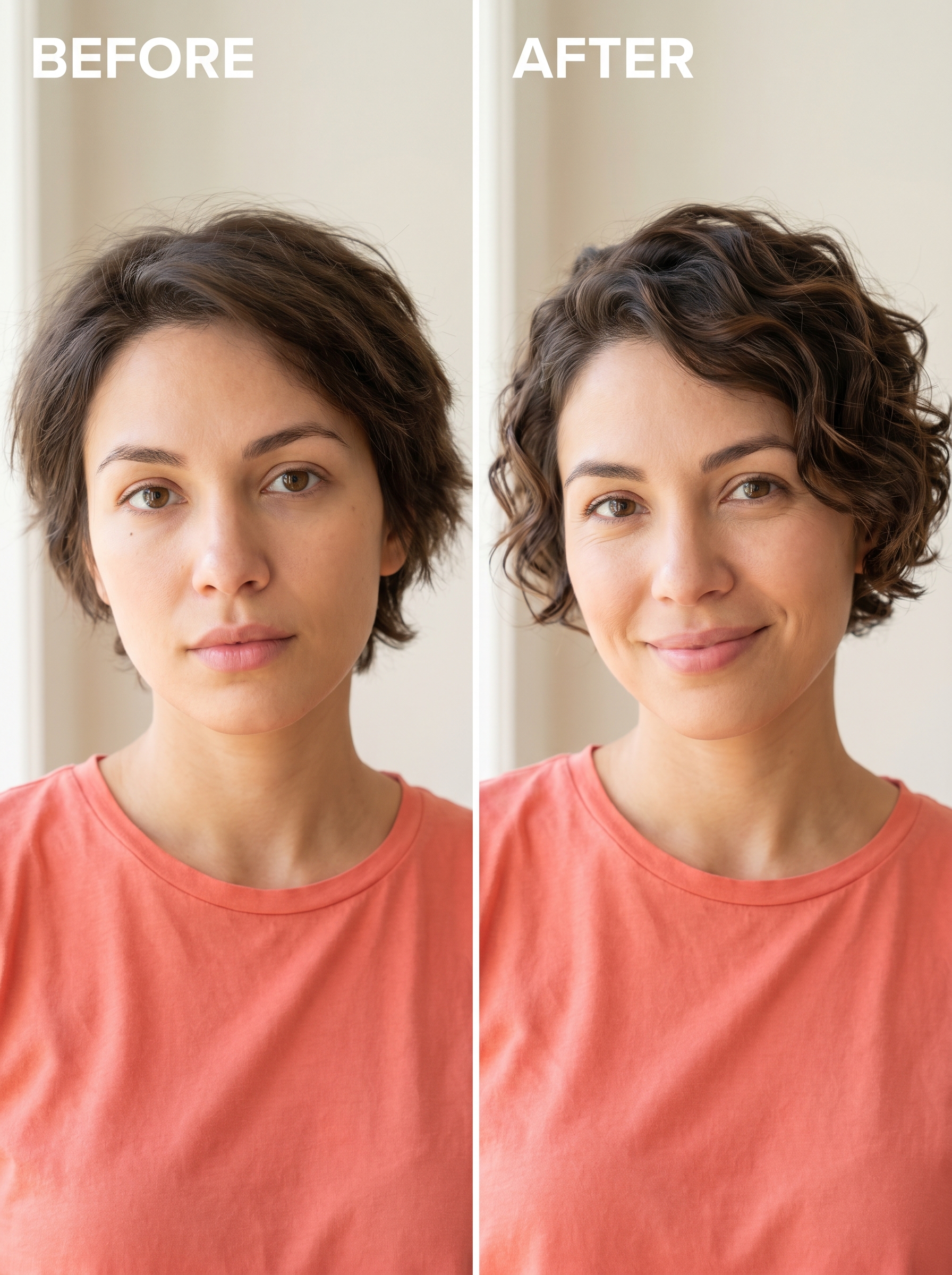 Chic Pixie Ripple Beach Waves Hair Summer 2026 Playful Pixie Ripple featuring saltwater blonde and espresso glaze, styled with a mini flat iron and texturizing spray for modern beach waves hair summer 2026. Perfect for brunch or casual outings.