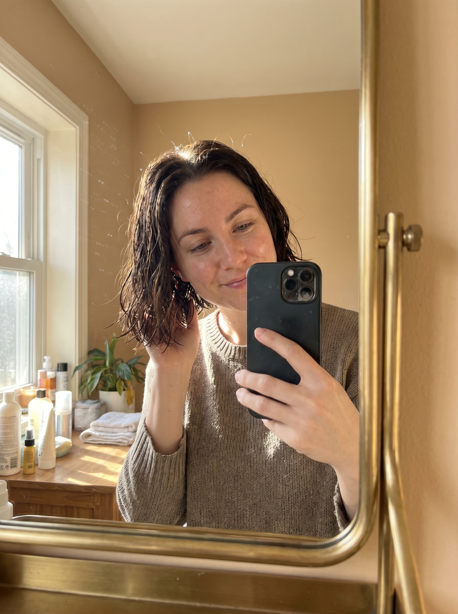 Quiet Luxury Hydro-Wave Bob Summer 2026 Chic Quiet Luxury Hydro-Wave Bob with espresso glaze and saltwater blonde, styled with high-shine wet-look gel for elegant beach waves hair summer 2026. Perfect for resort wear or date night.