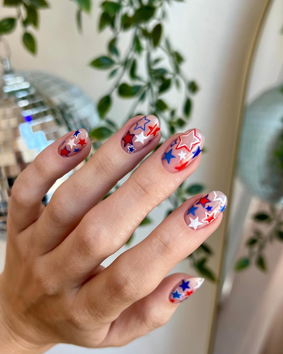 Clear Base Red White Blue Star Overlays