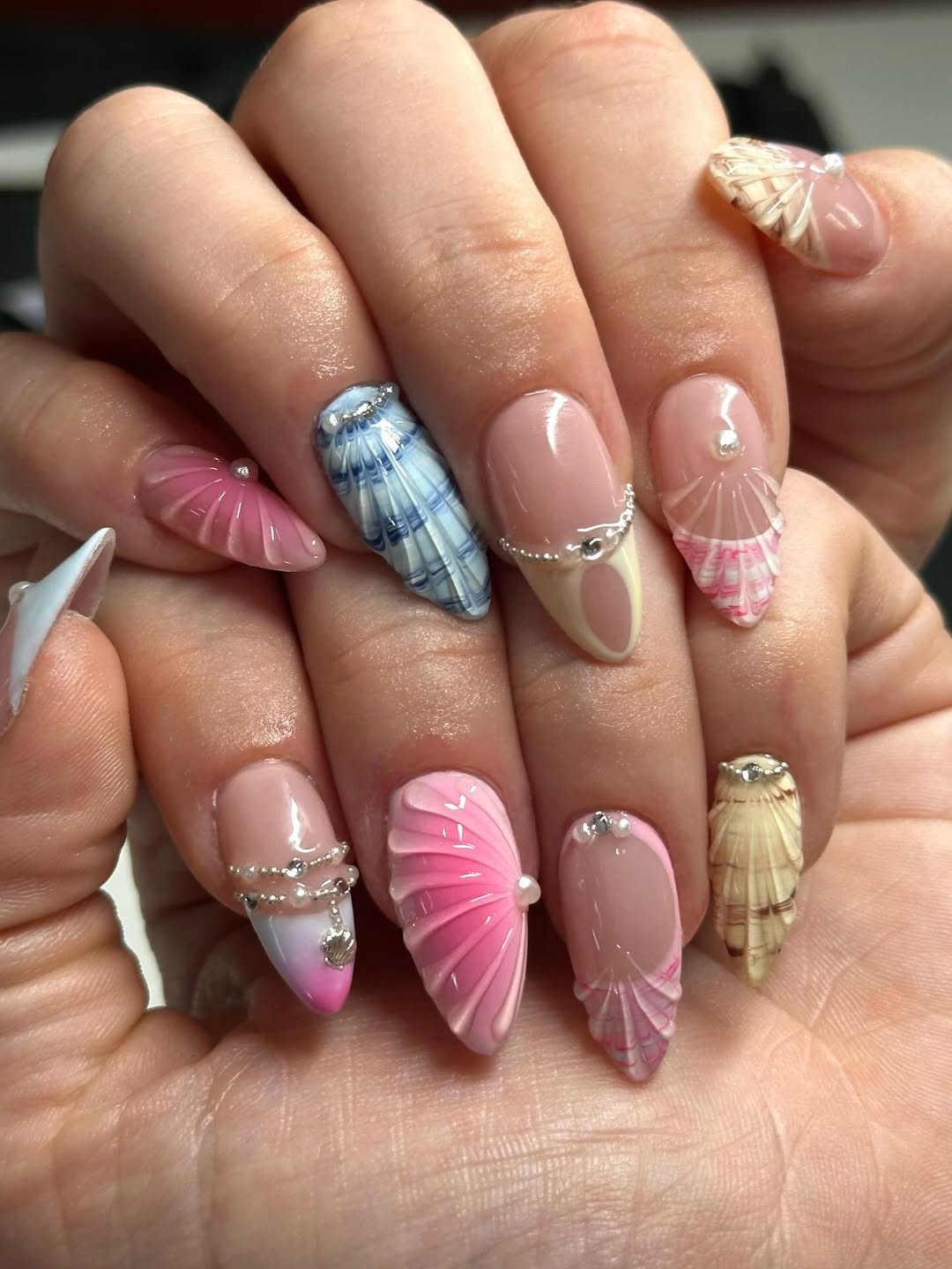 25 Cool Shell Nail Designs for 2026 You Need to See