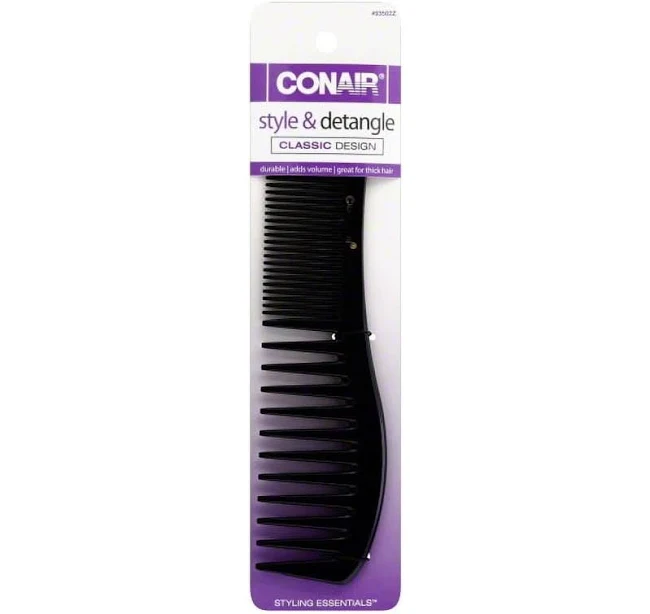 tool Conair Styling Essentials Wide Tooth Lift Comb Walmart $7.95