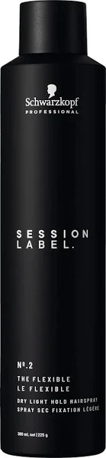 spray Schwarzkopf Professional Session Label The Flexible light hold hairspray Glamot.com $13.11