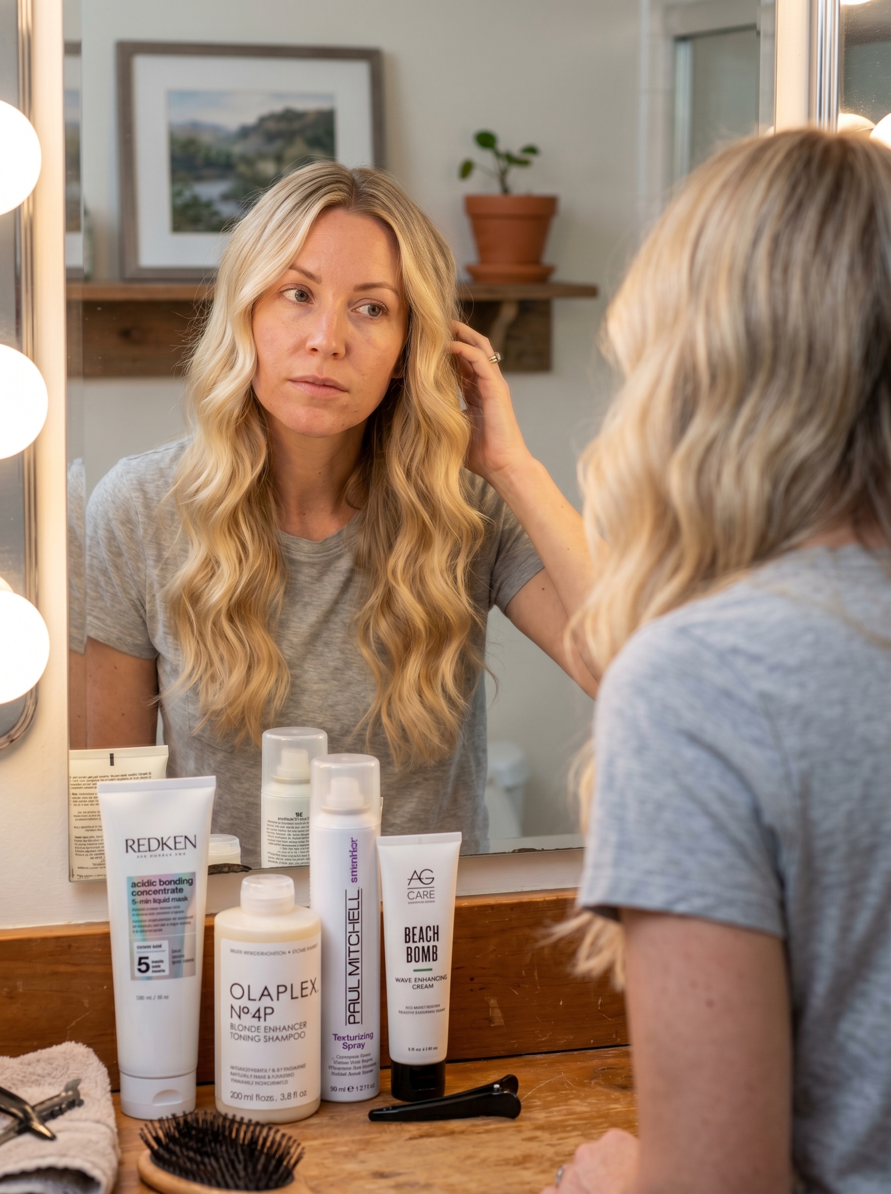 Botticelli Ripples Blonde: Soft Hair Ideas Summer 2026 Romantic Botticelli Ripples with Creamy Buttercream Blonde, featuring dreamy, artistic soft waves. A beautiful soft hair ideas summer 2026 for date night or festivals.