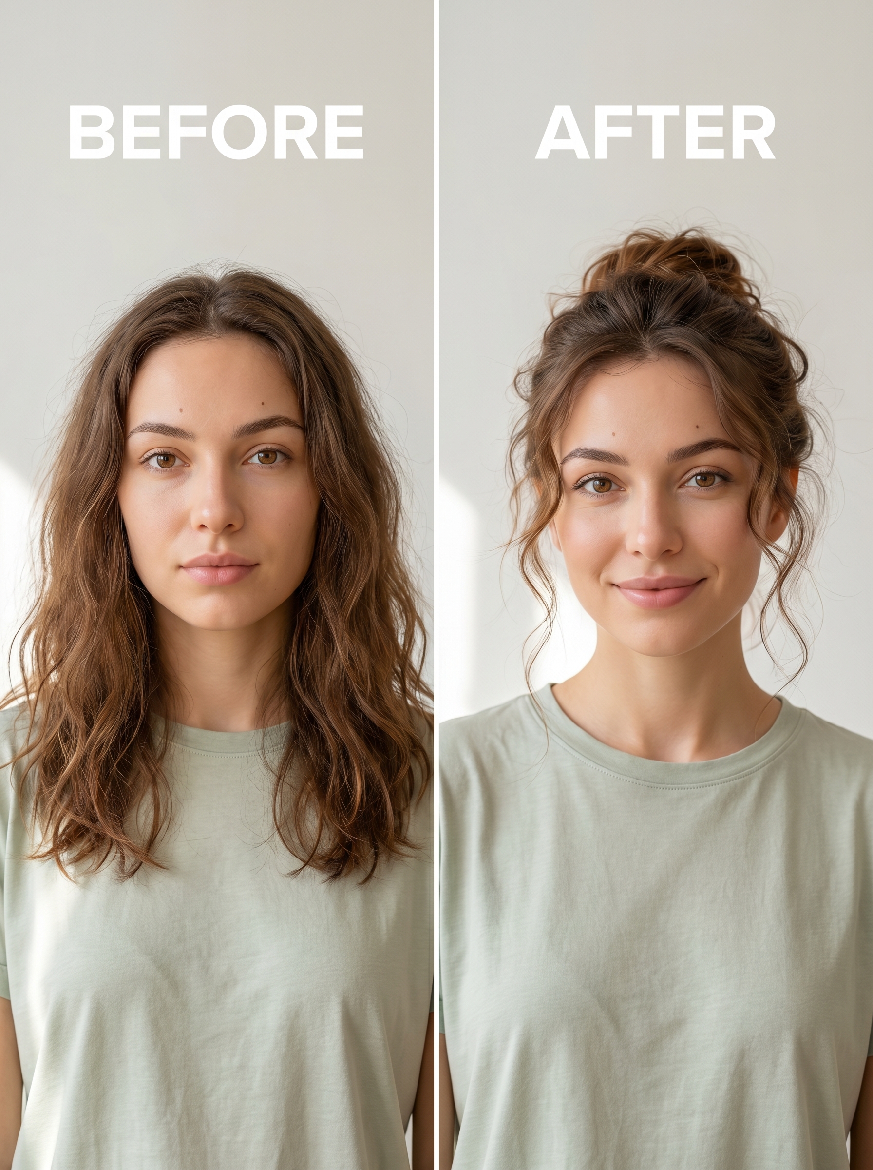 Wispy Tendril Bun: Effortless Soft Hair Ideas Summer 2026 Romantic Wispy Tendril Bun with Scandi-Screaming highlights, an effortless and natural soft hair ideas summer 2026 for casual dates or brunch.