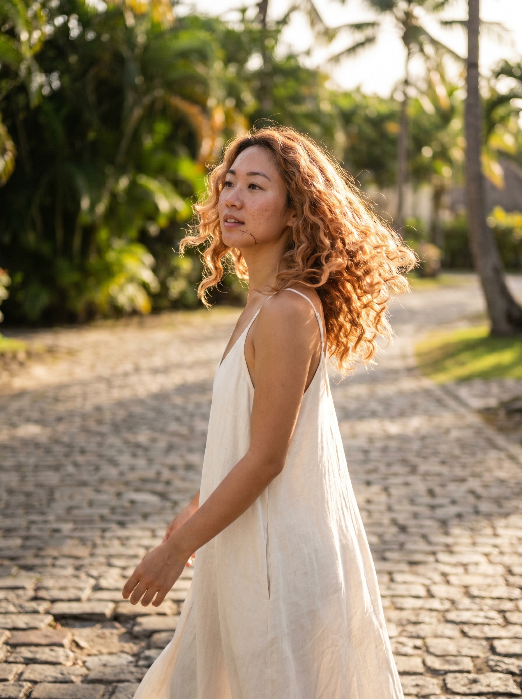 Apricot Crush Balayage Curls, a vibrant look perfect for summer hair curly ideas 2026, ideal for social events and vacation trends.