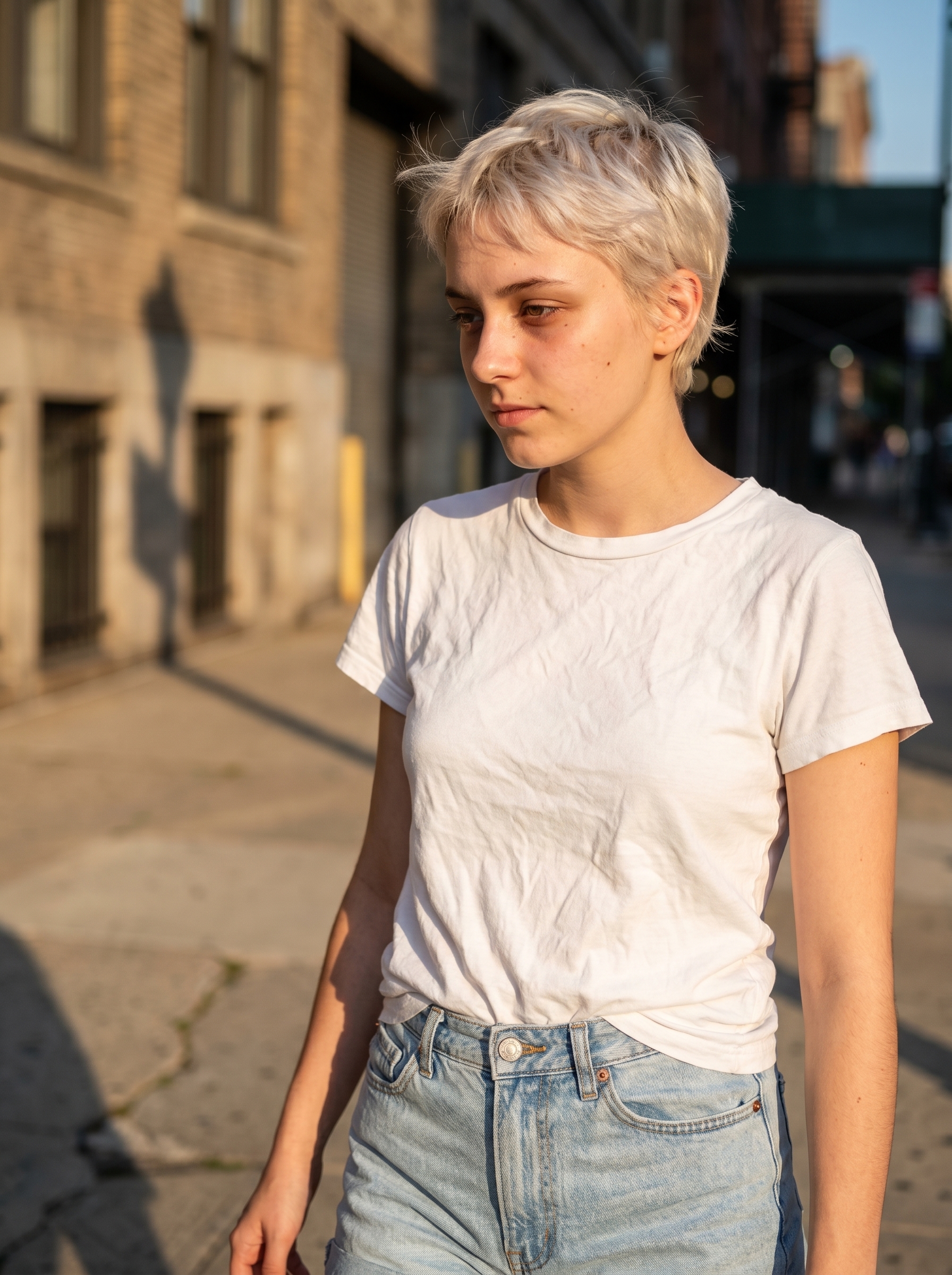 Soft-Crop Pixie & Scandi-Hairline: Teen Hairstyles Summer 2026 Fresh and effortless Soft-Crop Pixie with a Scandi-Hairline, a trendy teen hairstyles summer 2026 option for daily wear, featuring subtle blonde face framing and natural hair colors.