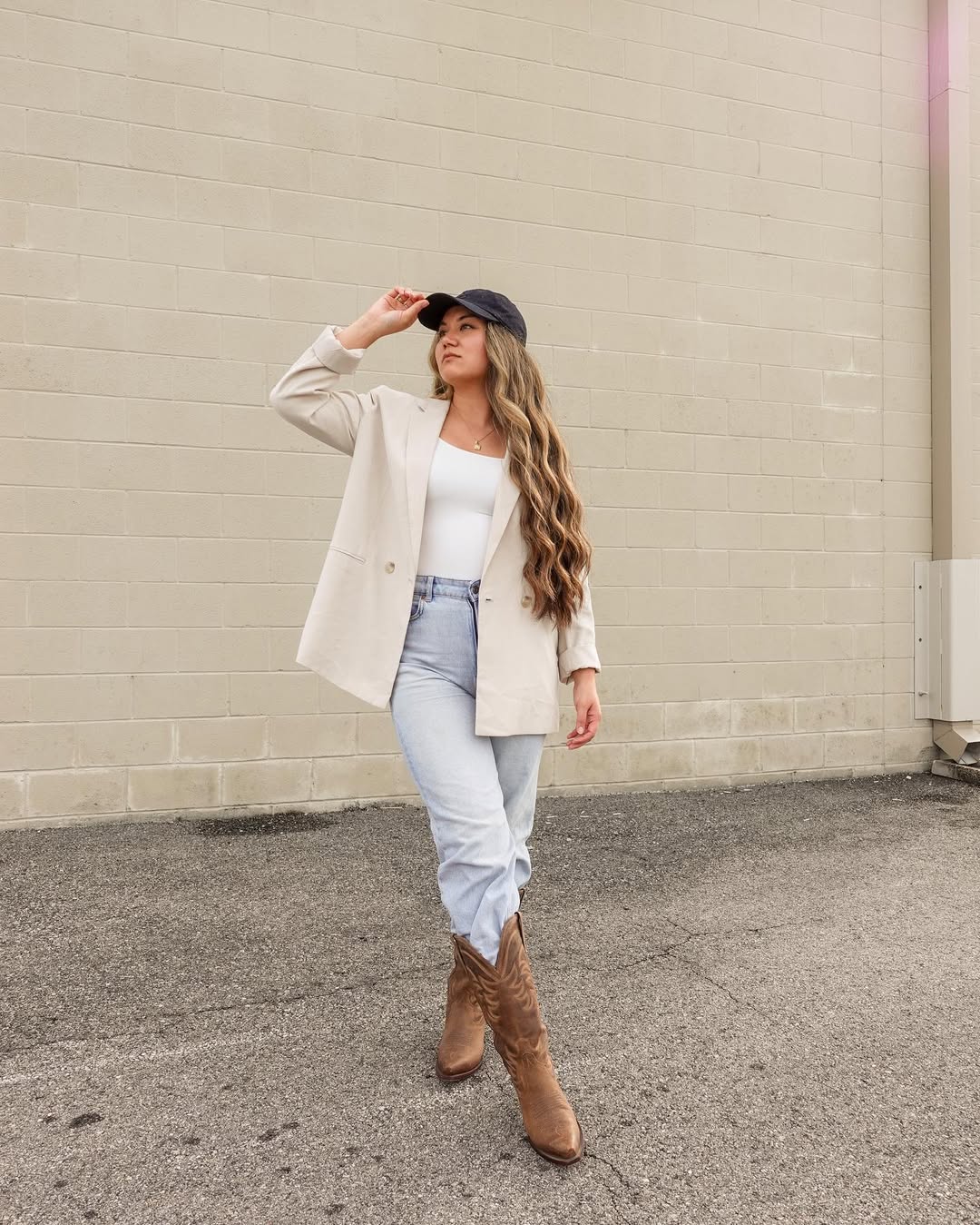 25 Cowboy Boot Outfits You Need for 2026 20 Blazer and Cowboy Boots Casual Cool Look