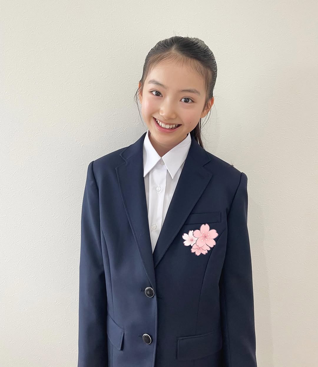 Classic Navy Blazer With White Shirt Uniform