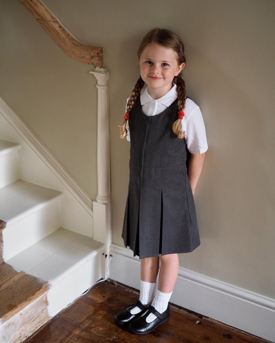 Classic School Uniform Pinafore And Mary Janes