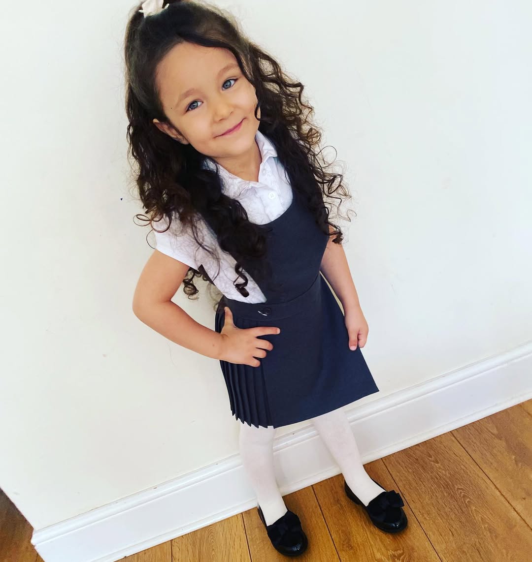 Classic School Uniform Pinafore Dress Look