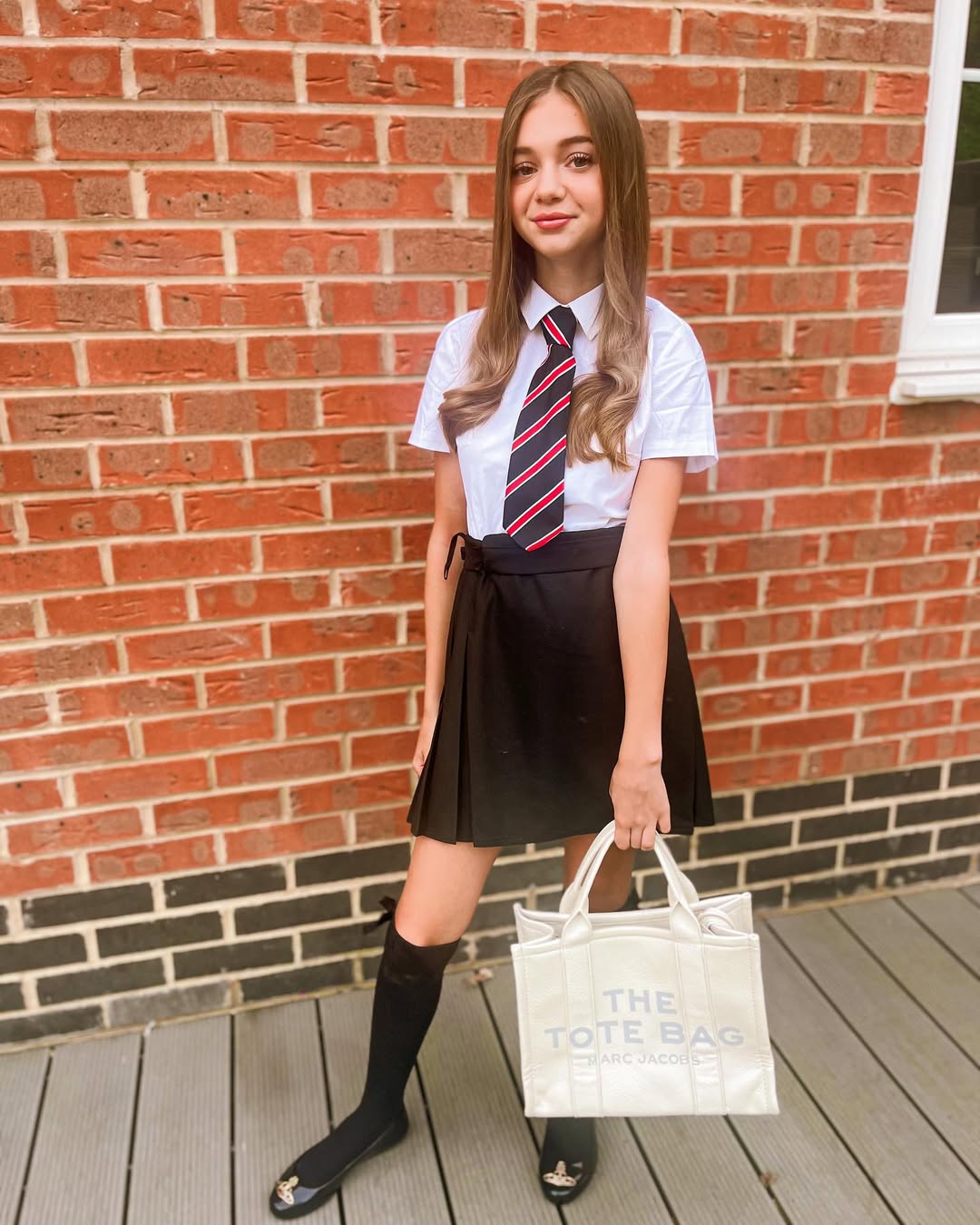 Classic School Uniform With Designer Tote