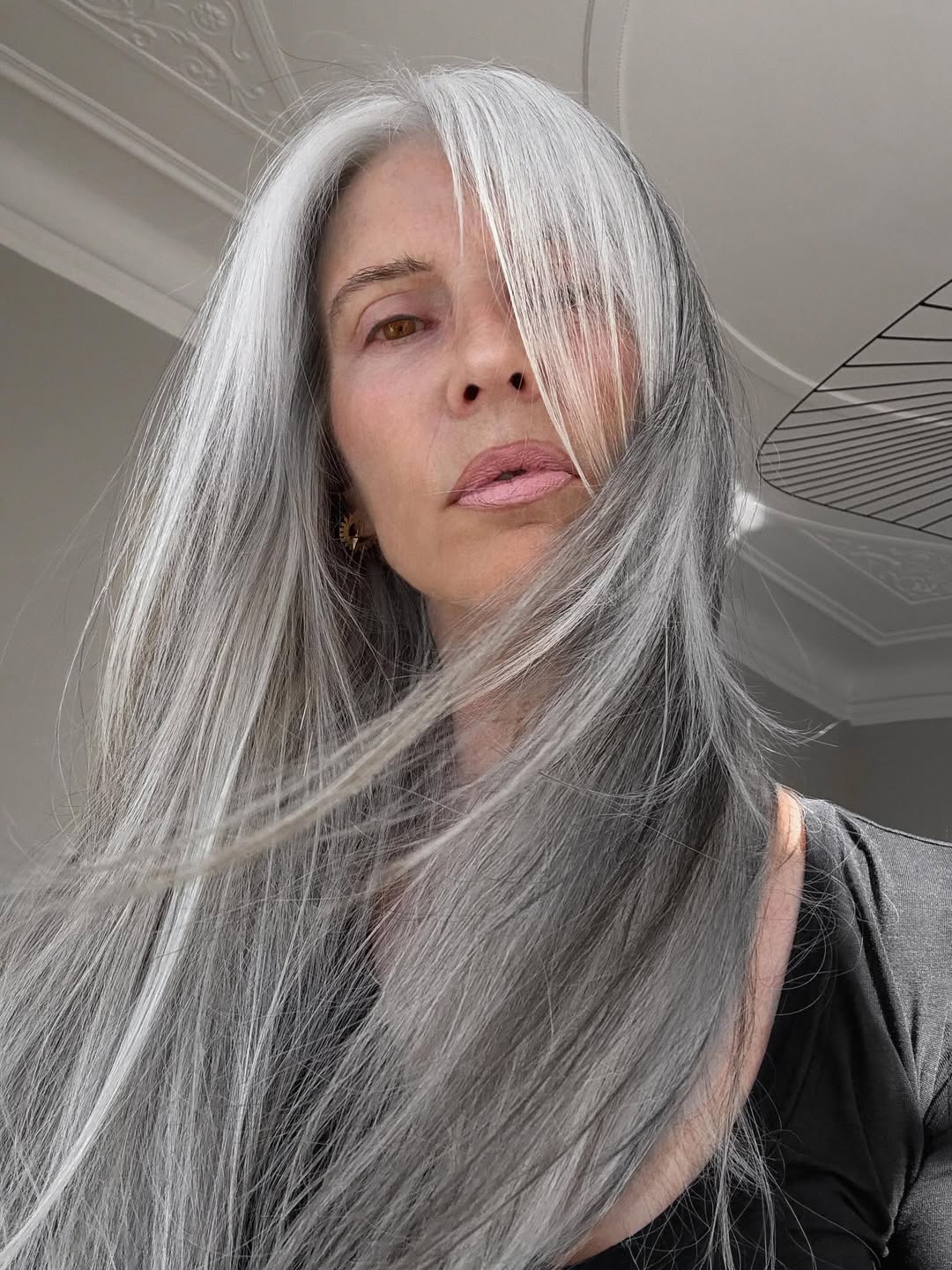 25 Stunning Hairstyles for Older Women in 2026 6 Gorgeous Long Silver Hair With Face-Framing Layers