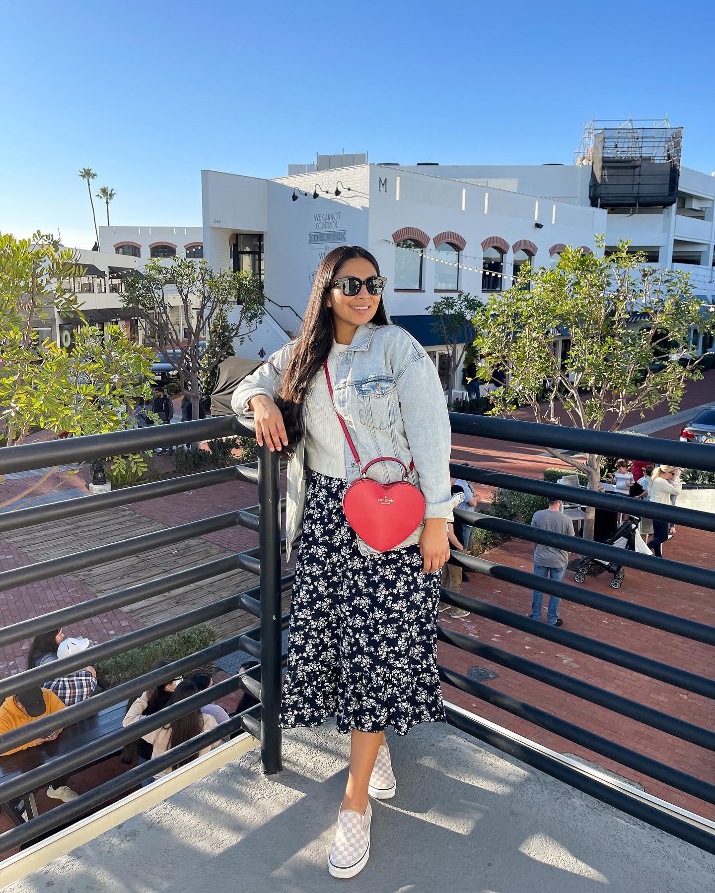 27 Jean Jacket Outfits You Need for 2026 27 Light Wash Denim Jacket With Floral Midi Skirt