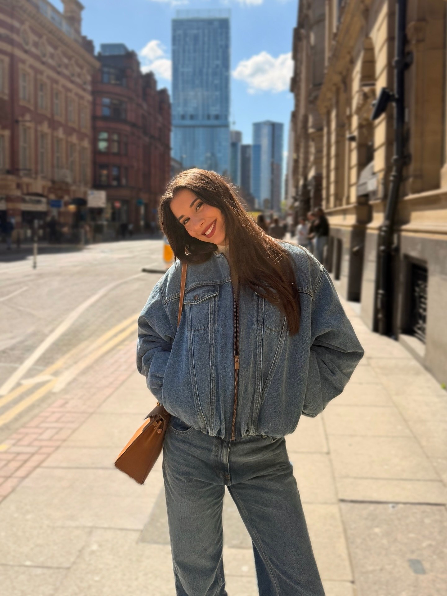 25 Denim on Denim Looks You Need for 2026 25 Oversized Denim Jacket With Straight Leg Jeans
