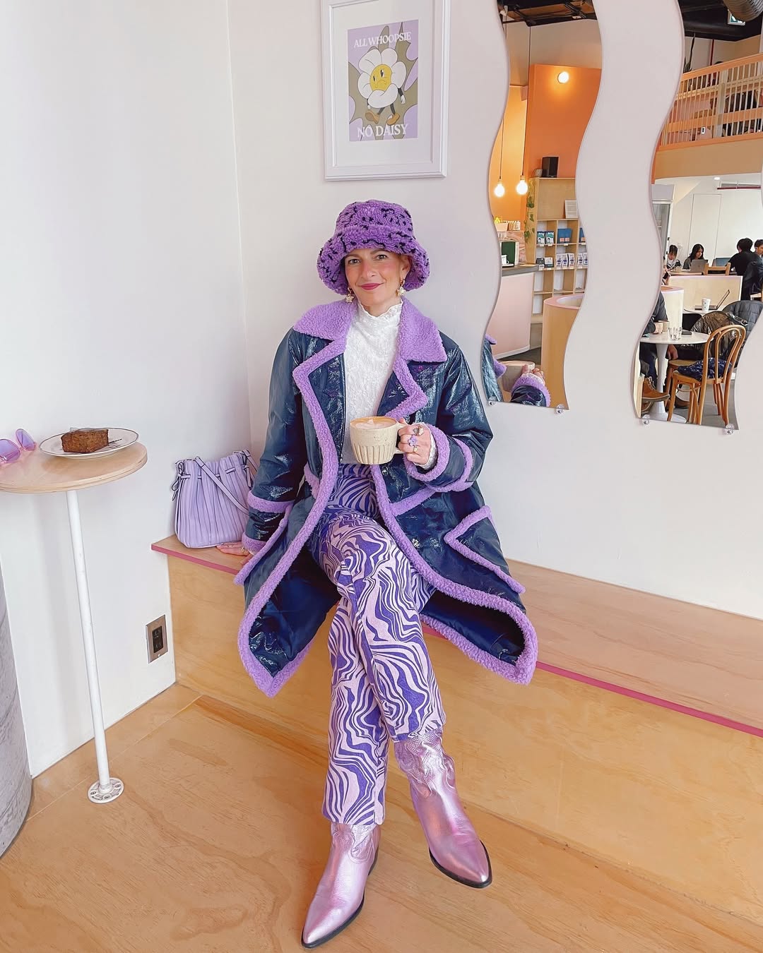 25 Cowboy Boot Outfits You Need for 2026 10 Purple Print Cowboy Boots With Matching Set