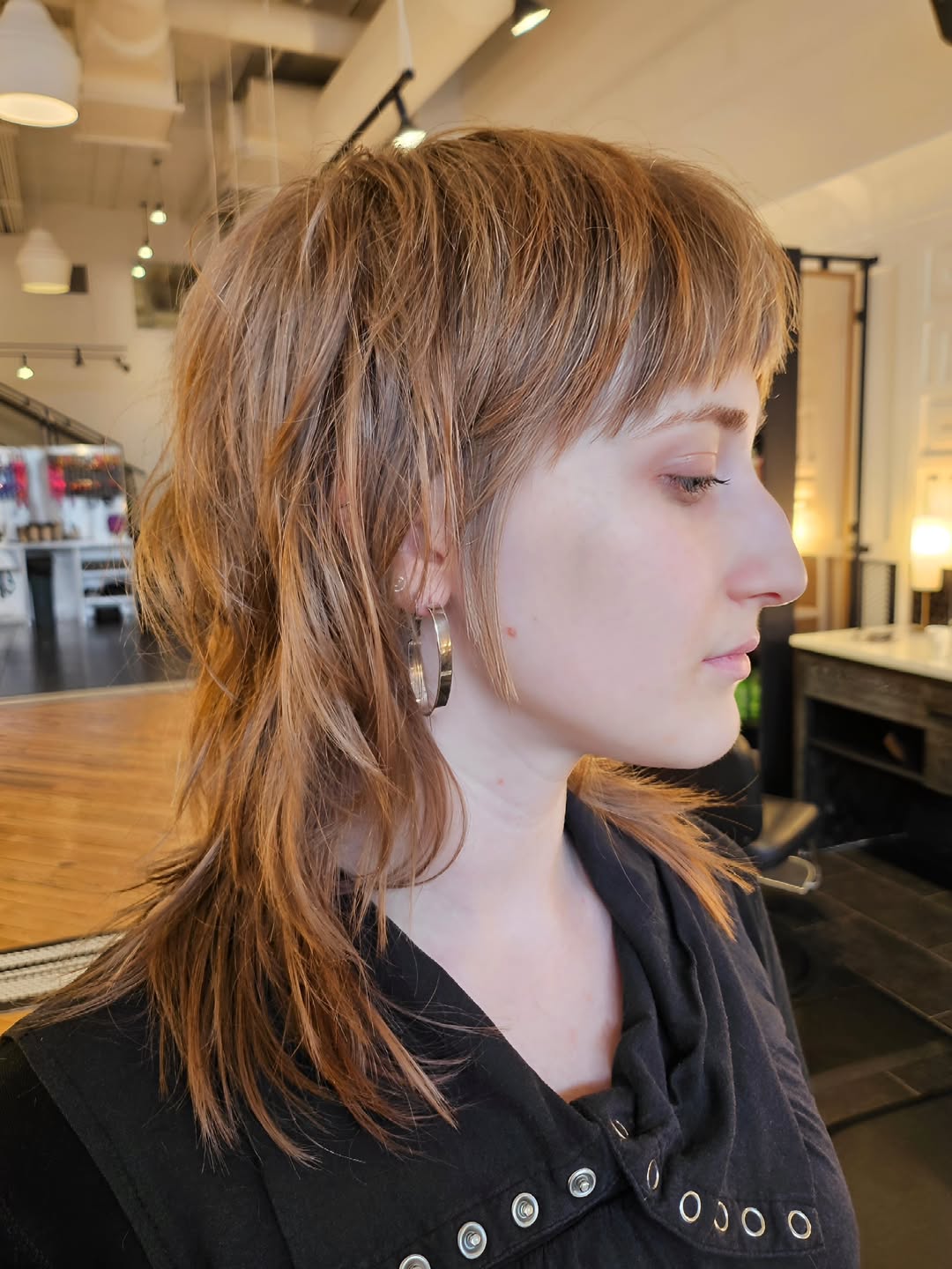 Shaggy Wolf Cut With Wispy Fringe