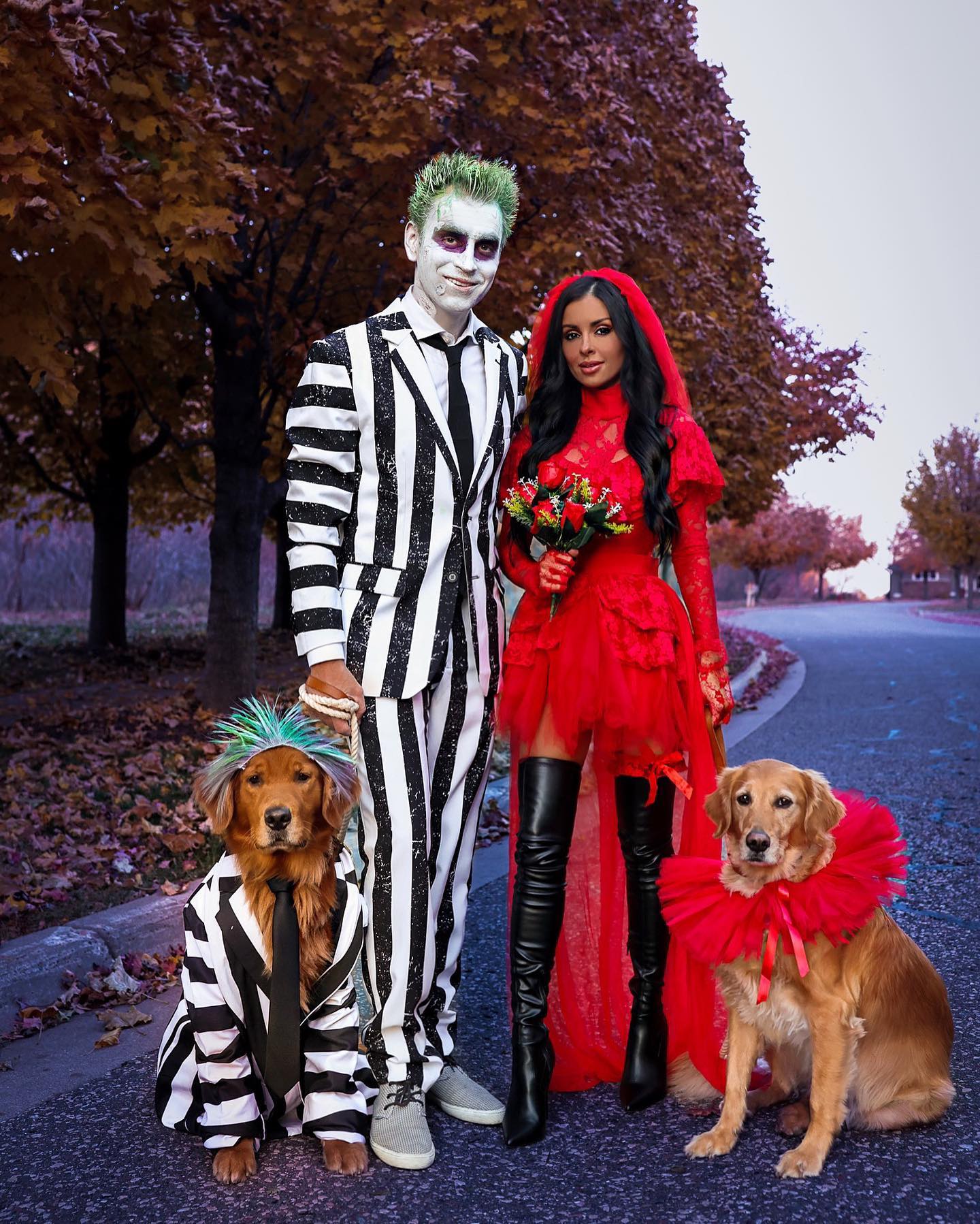 25 Hilarious Halloween Costumes for 2026 You Can’t Miss 11 Bandshell Bride And Beetlejuice Duo Costume