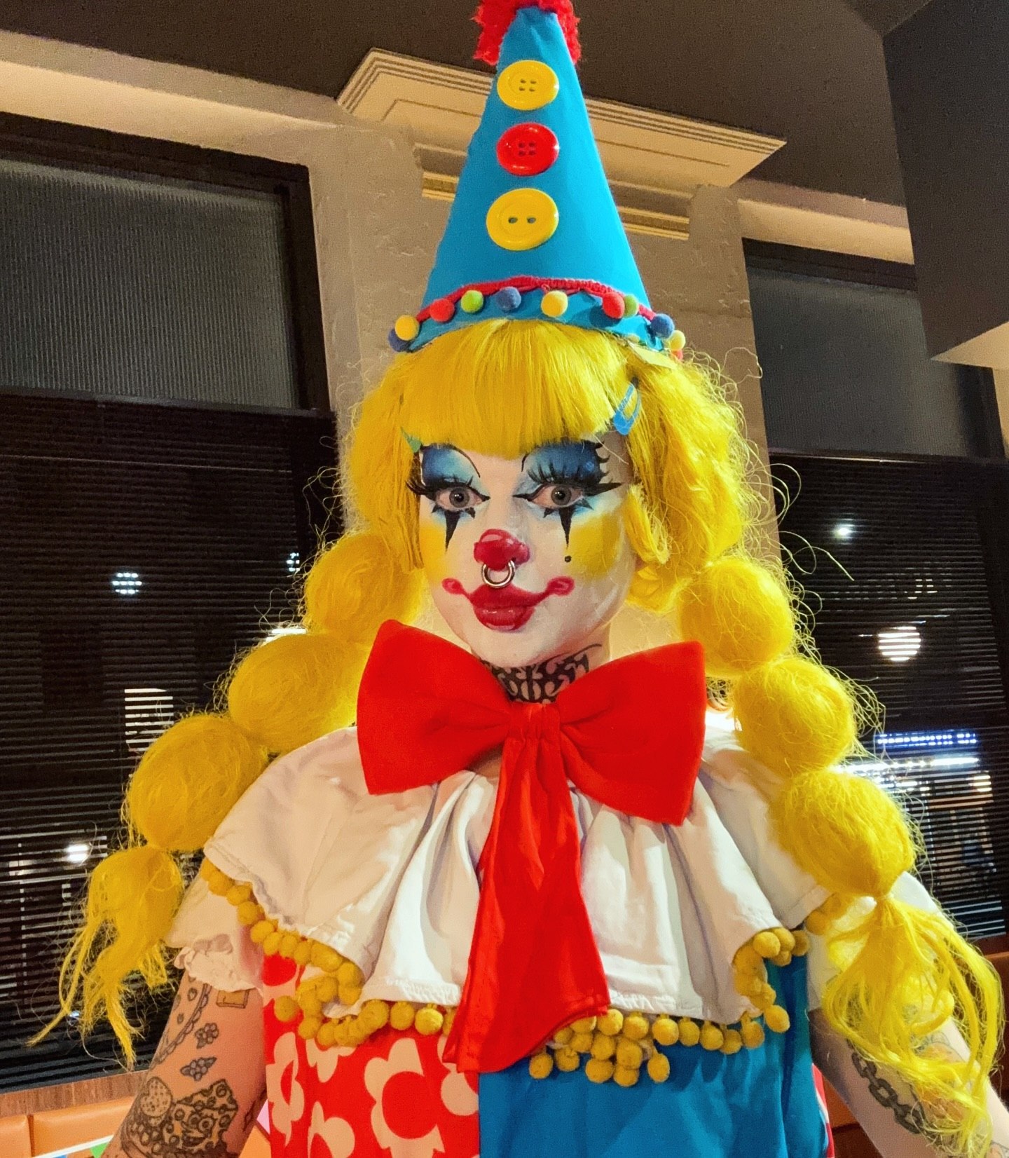 25 Wild Clown Hairstyles for 2026 You Need to See 11 Bright Yellow Pigtail Braids With Bubble Effect
