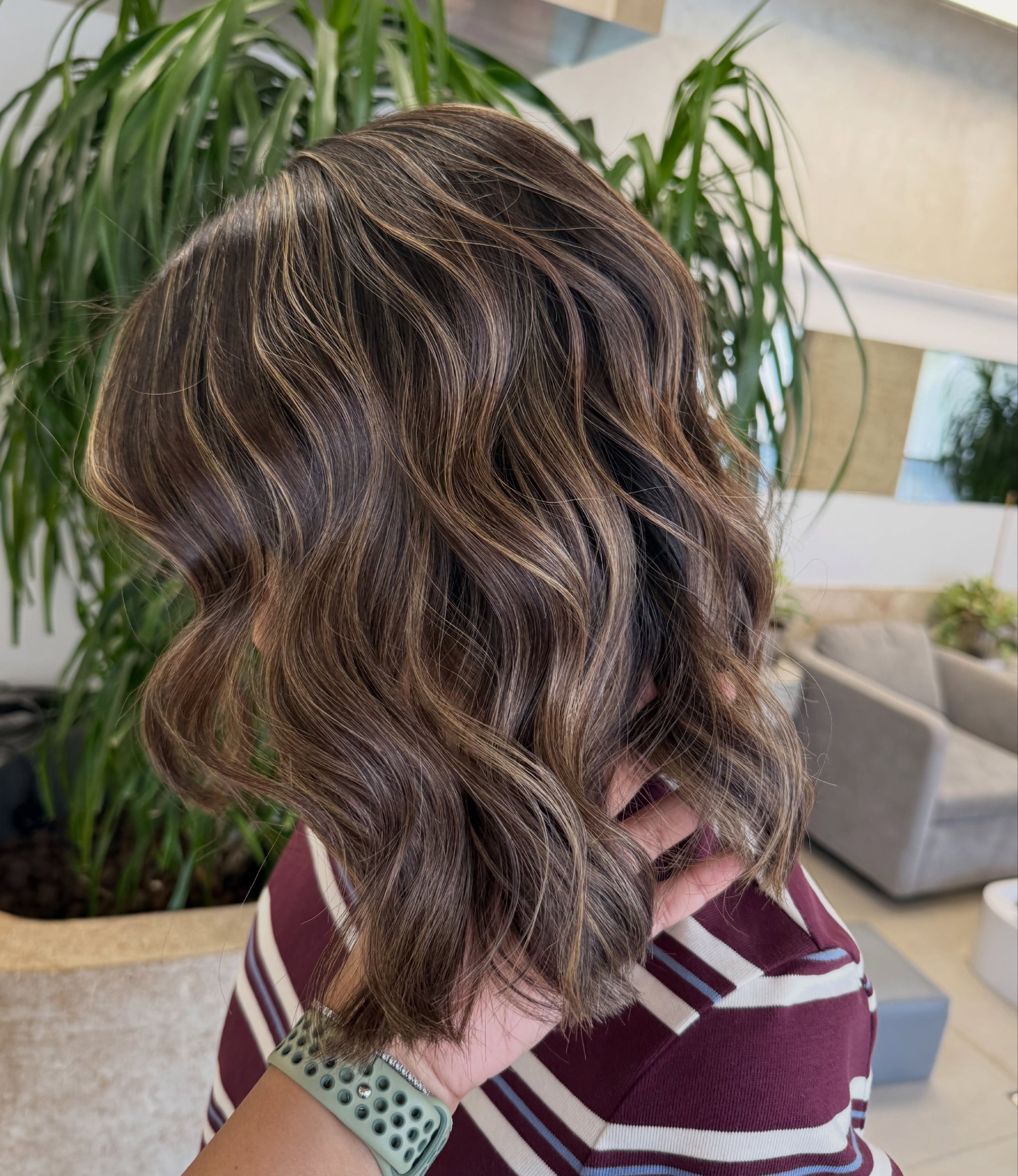 25 Stunning Fall Hair Colors for Brown Hair in 2026 10 Caramel Babylights on Chocolate Brown Collarbone Cut