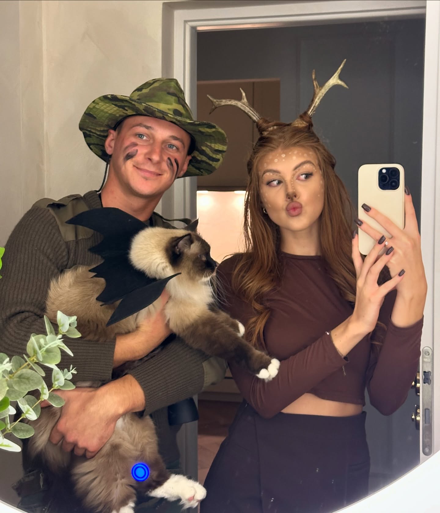 27 Epic Couples Halloween Costumes for 2026 24 Dark Slate Grey Neutral Almond Nails