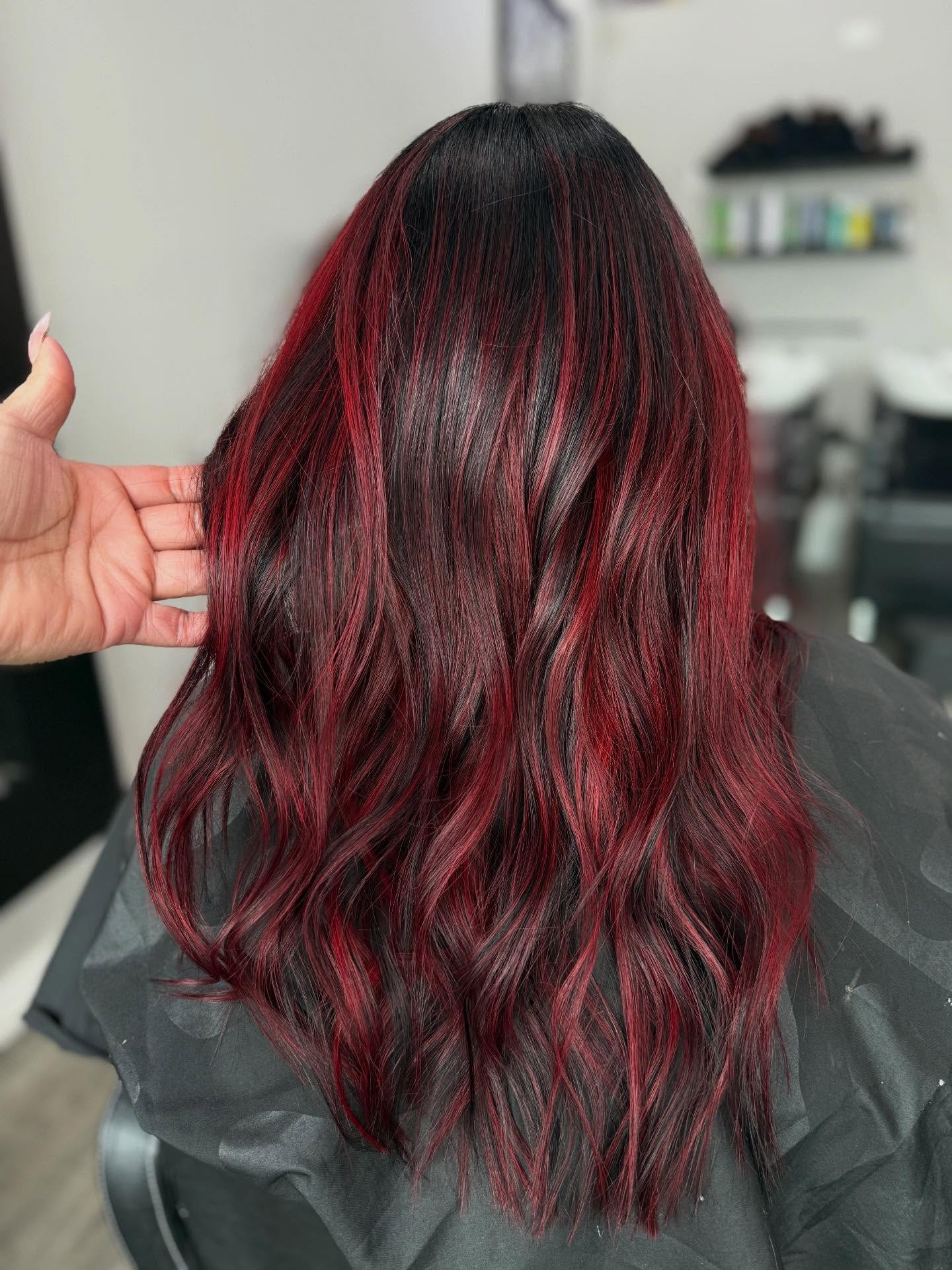 27 Red Hair Color Trends You Need for 2026 11 Deep Cherry Red With Subtle Black Undertones