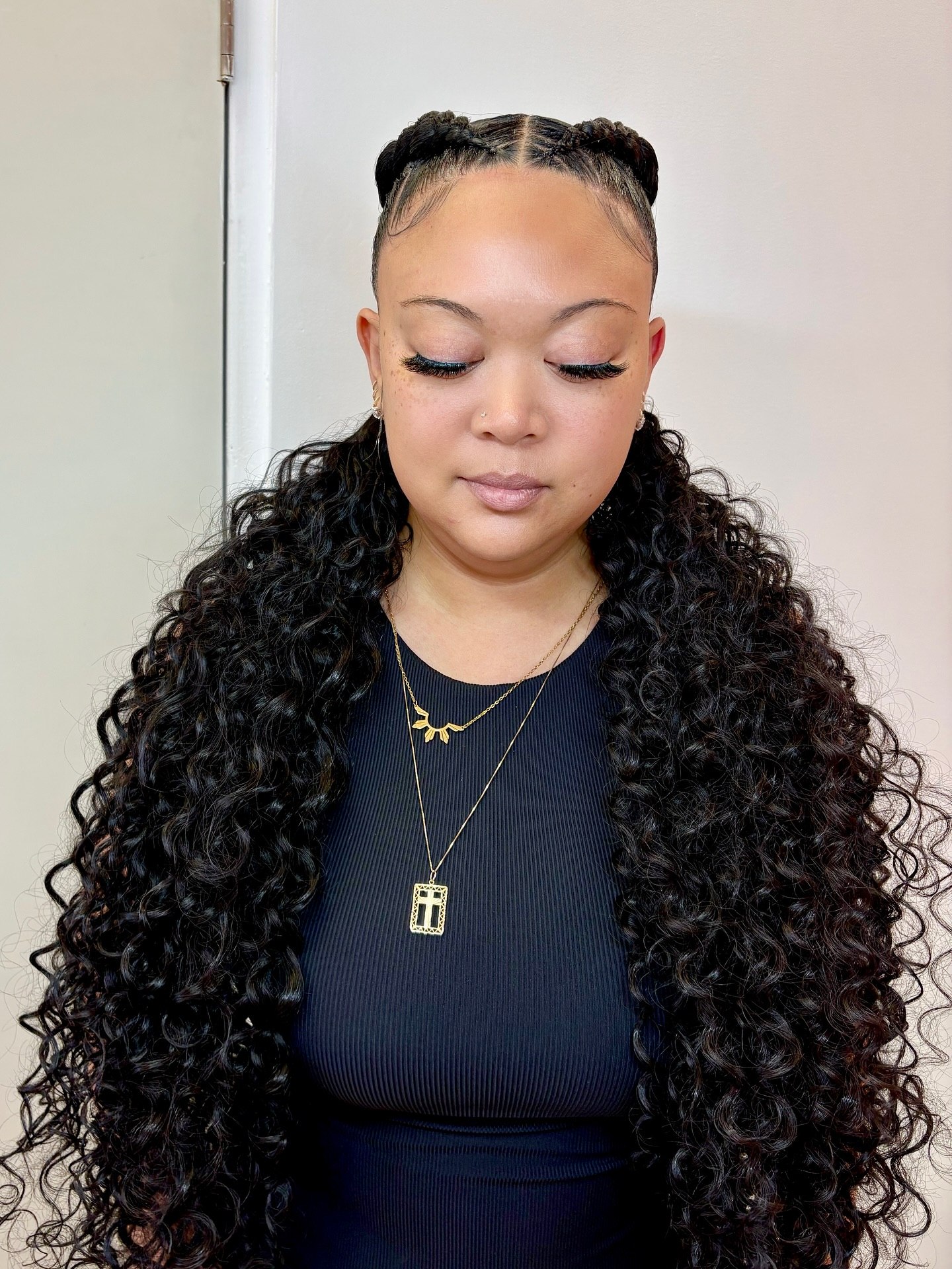 25 Fall Braids for 2026 You Need to Try Now 6 Defined Spiral Curls With Double Braided Space Buns