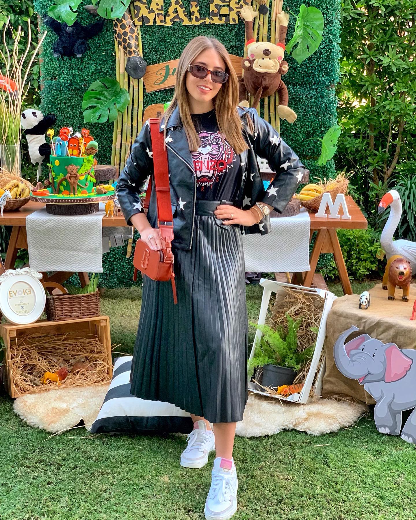 25 Fall Birthday Outfit Ideas You Need for 2026 7 Edgy Rockstar Faux Leather Jacket Midi Skirt Outfit