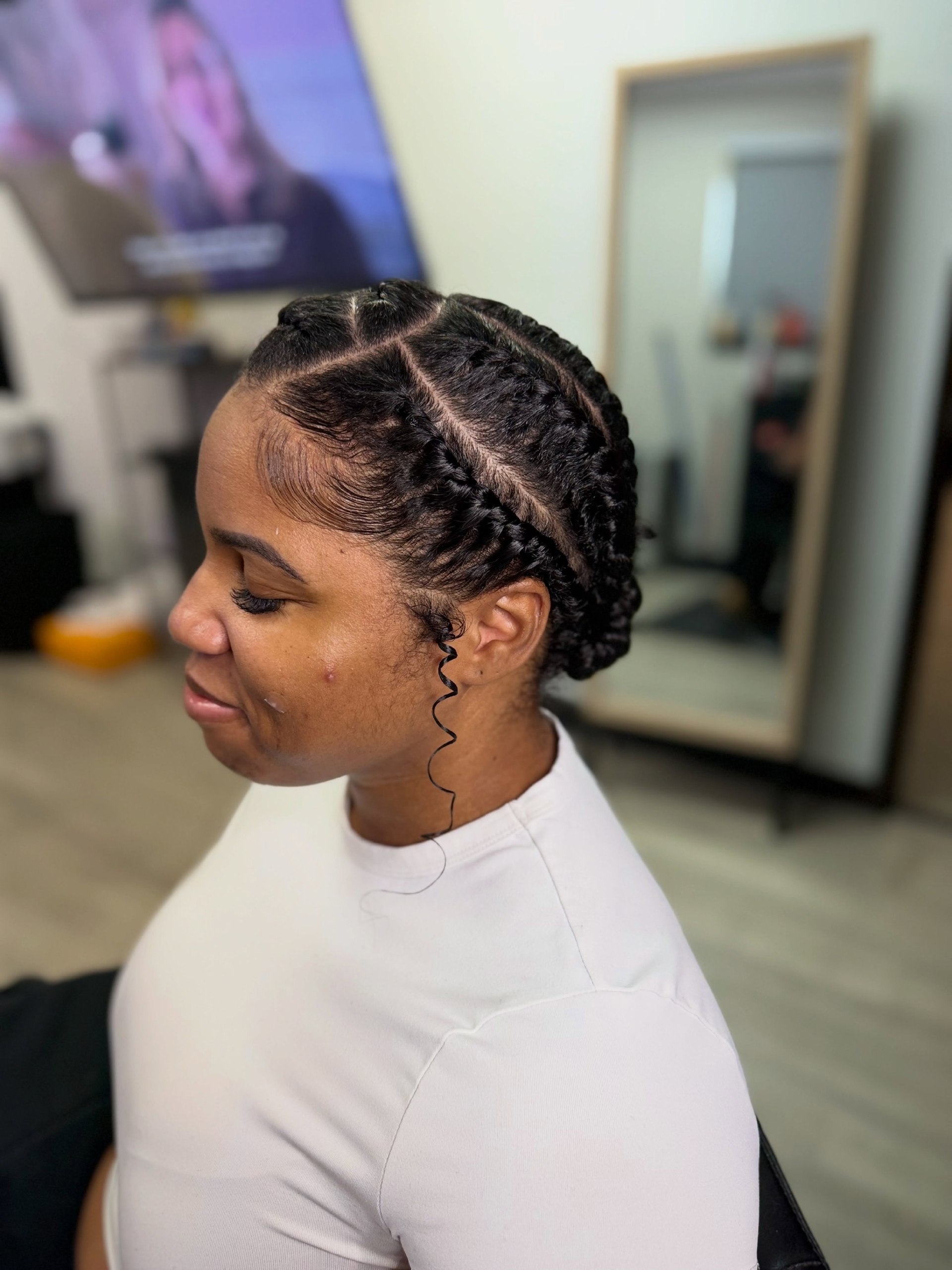25 Protective Styles for Natural Hair Trends 2026 23 Elegant Plaited Updo With Defined Edges