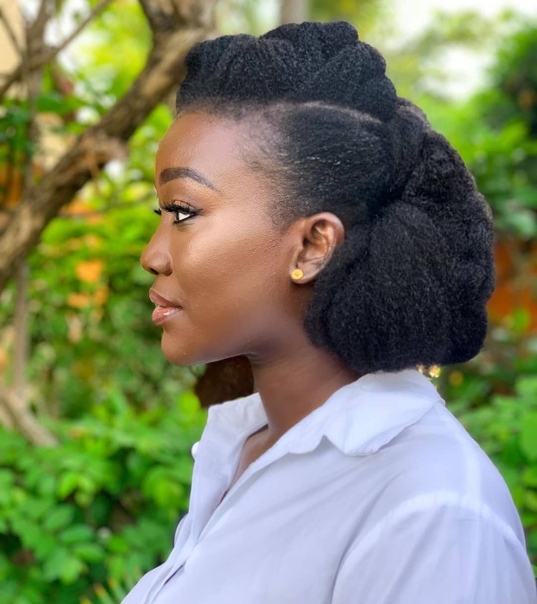 25 Stunning Type 4c Hairstyles You’ll See Everywhere in 2026 11 Elevated Mohawk With Textured Updo