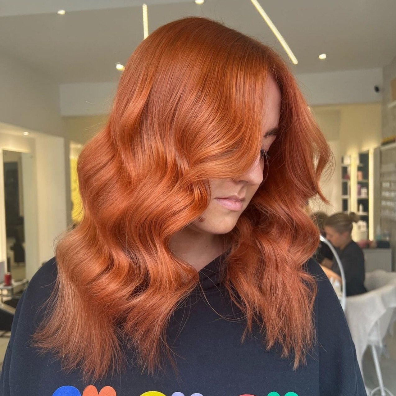 27 Fall Hair Colors 2026 You Need To See Now 9 Fiery Copper Waves With Face-Framing Layers