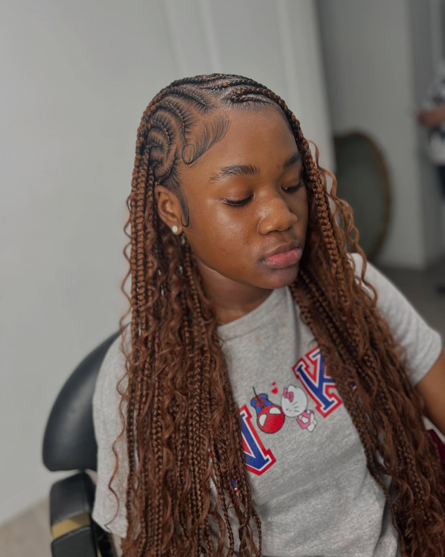 26 Stunning Fulani Braids Hairstyles for 2026 7 Fulani Braids With Curly Ends