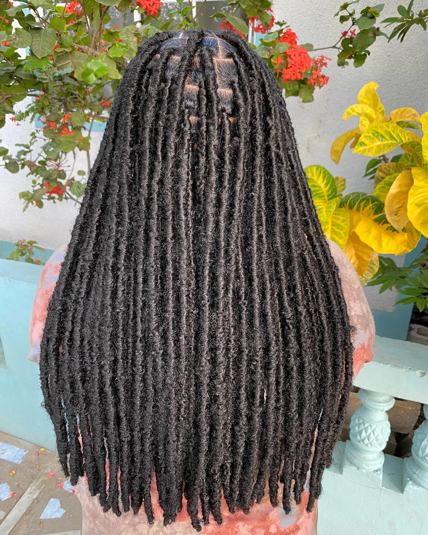 25 Protective Styles for Natural Hair Trends 2026 13 Long Faux Locs With Defined Partings