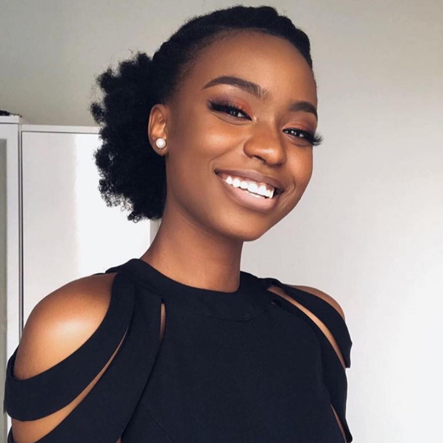 25 Stunning Type 4c Hairstyles You’ll See Everywhere in 2026 24 Naturally Textured Puff With Braided Sides