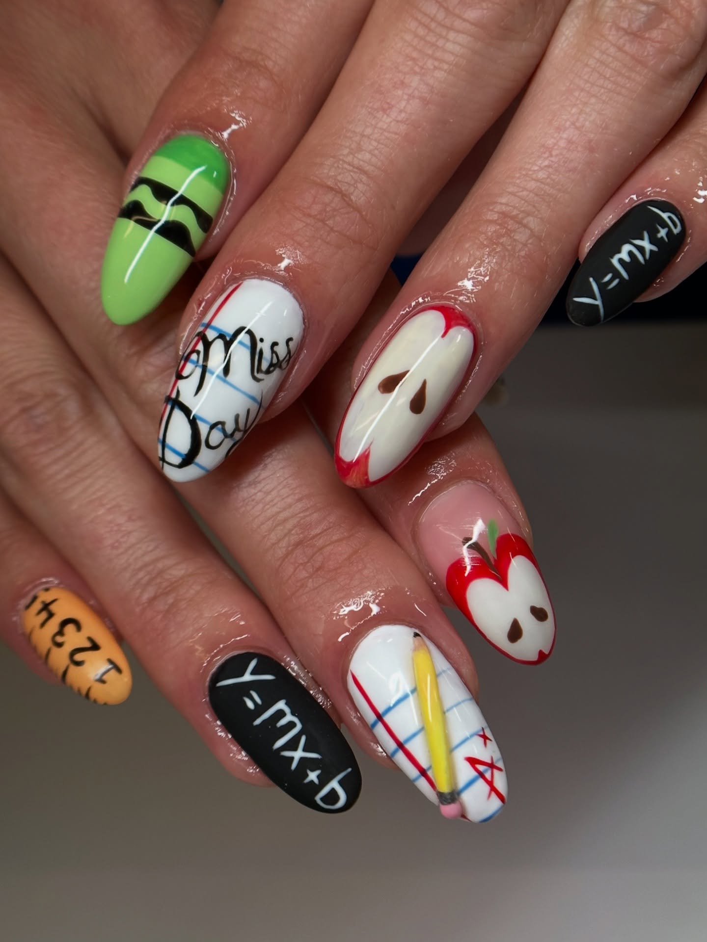 25 Back to School Nail Ideas for 2026 27 Playful Back-to-School Themed Nail Art