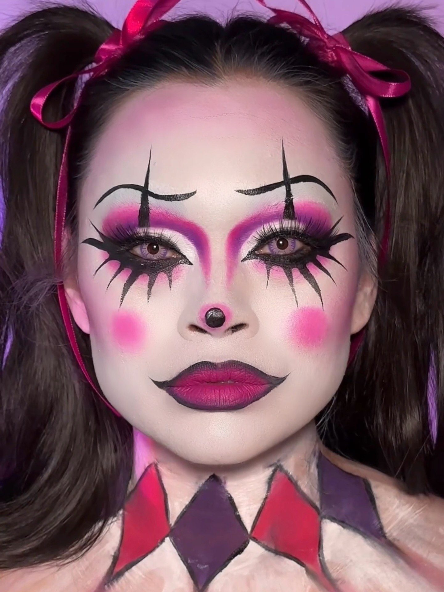 25 Wild Clown Hairstyles for 2026 You Need to See 7 Playful Piggytails with Pink Ribbon Bows