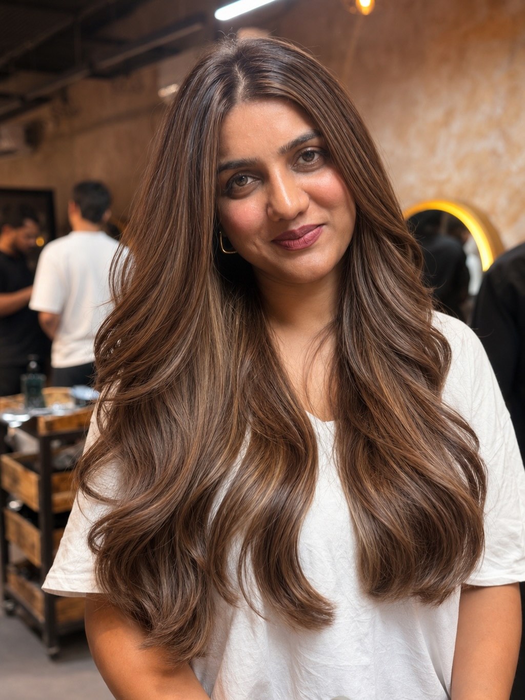 27 Stunning Fall Hair Colors for Brunettes 2026 18 Rich Espresso Balayage With Subtle Caramel Highlights