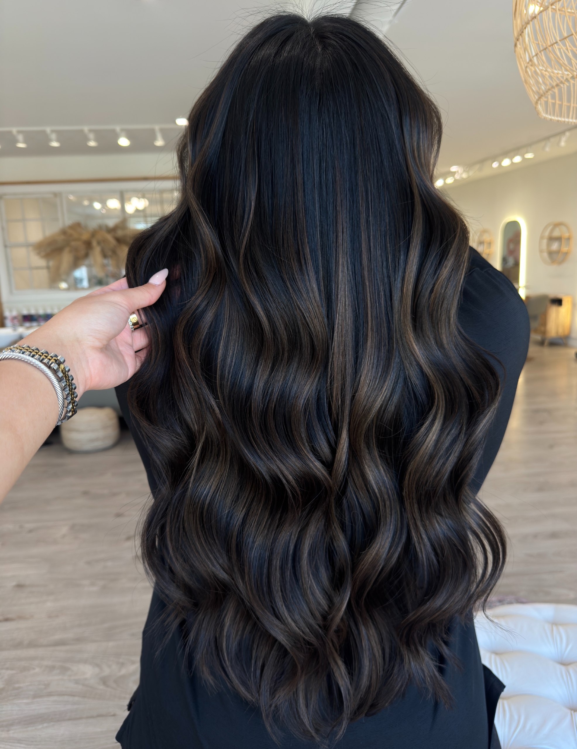 25 Stunning Fall Hair Colors for Brown Hair in 2026 16 Rich Espresso With Warm Bronde Balayage