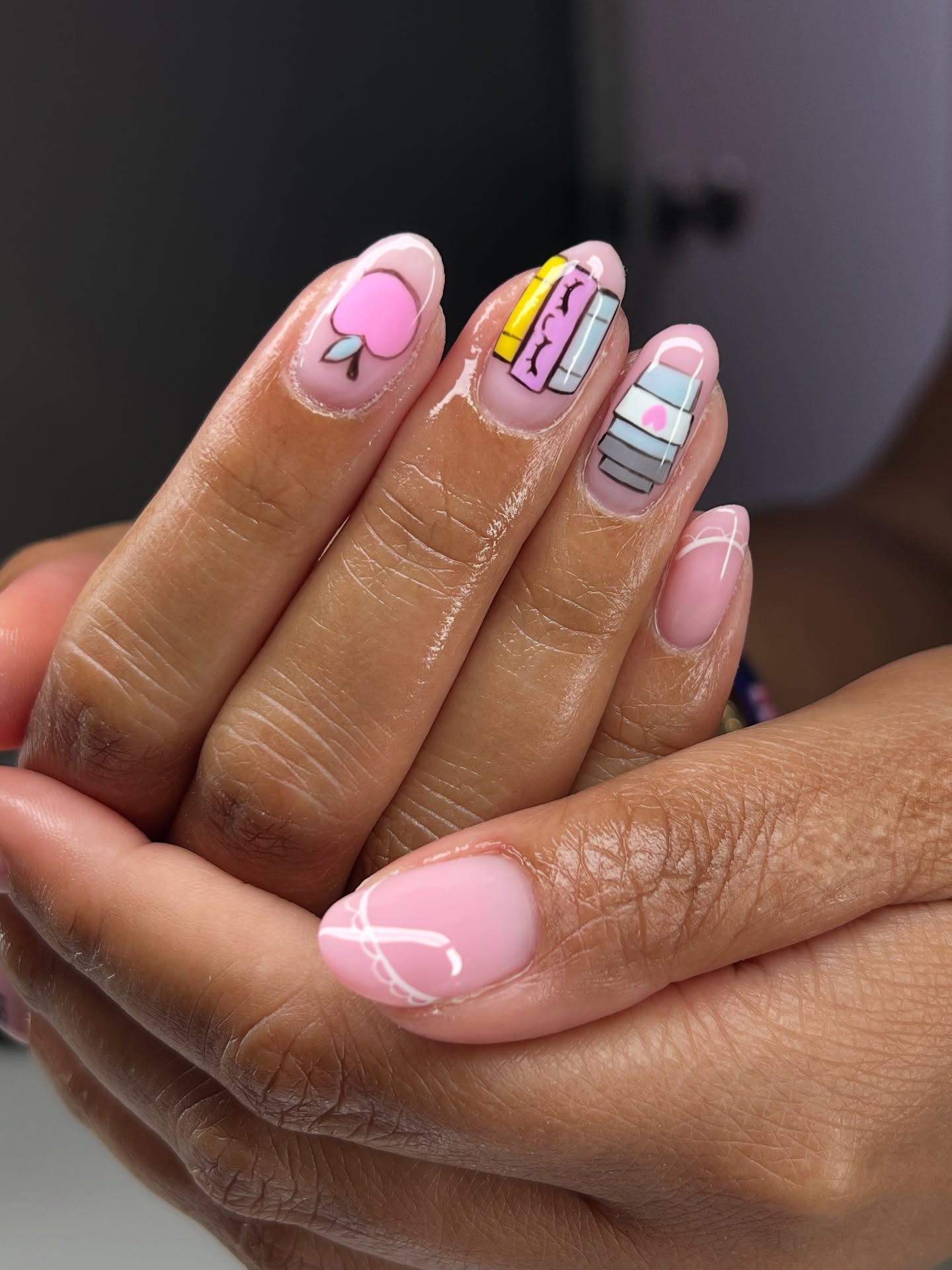 25 Back to School Nail Ideas for 2026 13 School Essentials French Tip Almond Nails