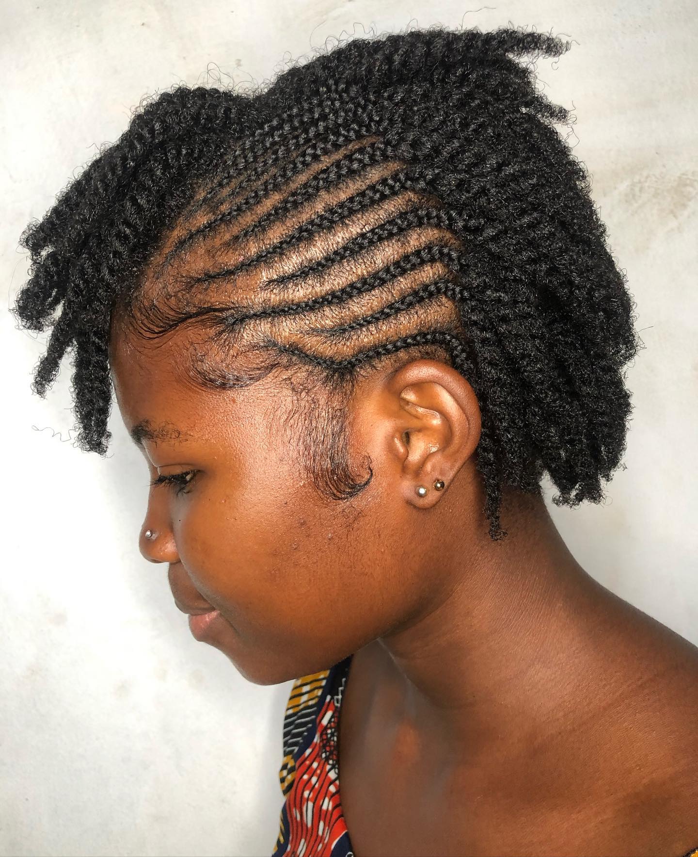 25 Stunning Type 4c Hairstyles You’ll See Everywhere in 2026 4 Sharp Cornrows With Twisted Coils Out
