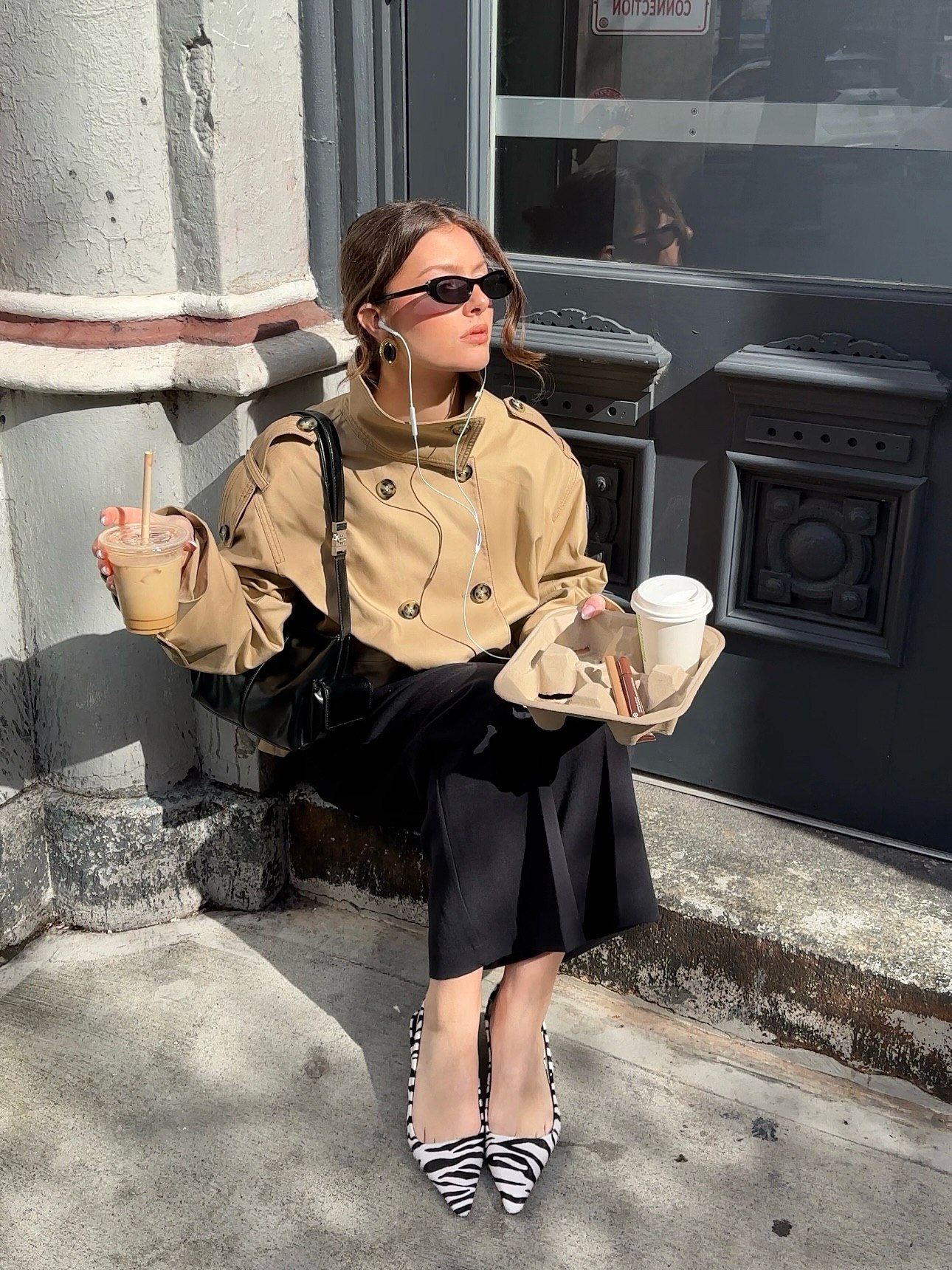 30 Transitional Fall Outfits You Need Now 31 Short Trench Shacket And Wide Leg Pants