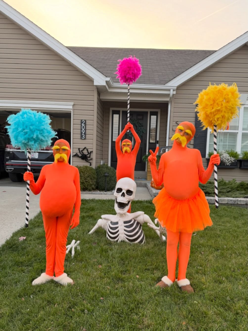 25 Hilarious Halloween Costumes for 2026 You Can’t Miss 7 The Lorax Orange Bodysuit And Tutu Costume