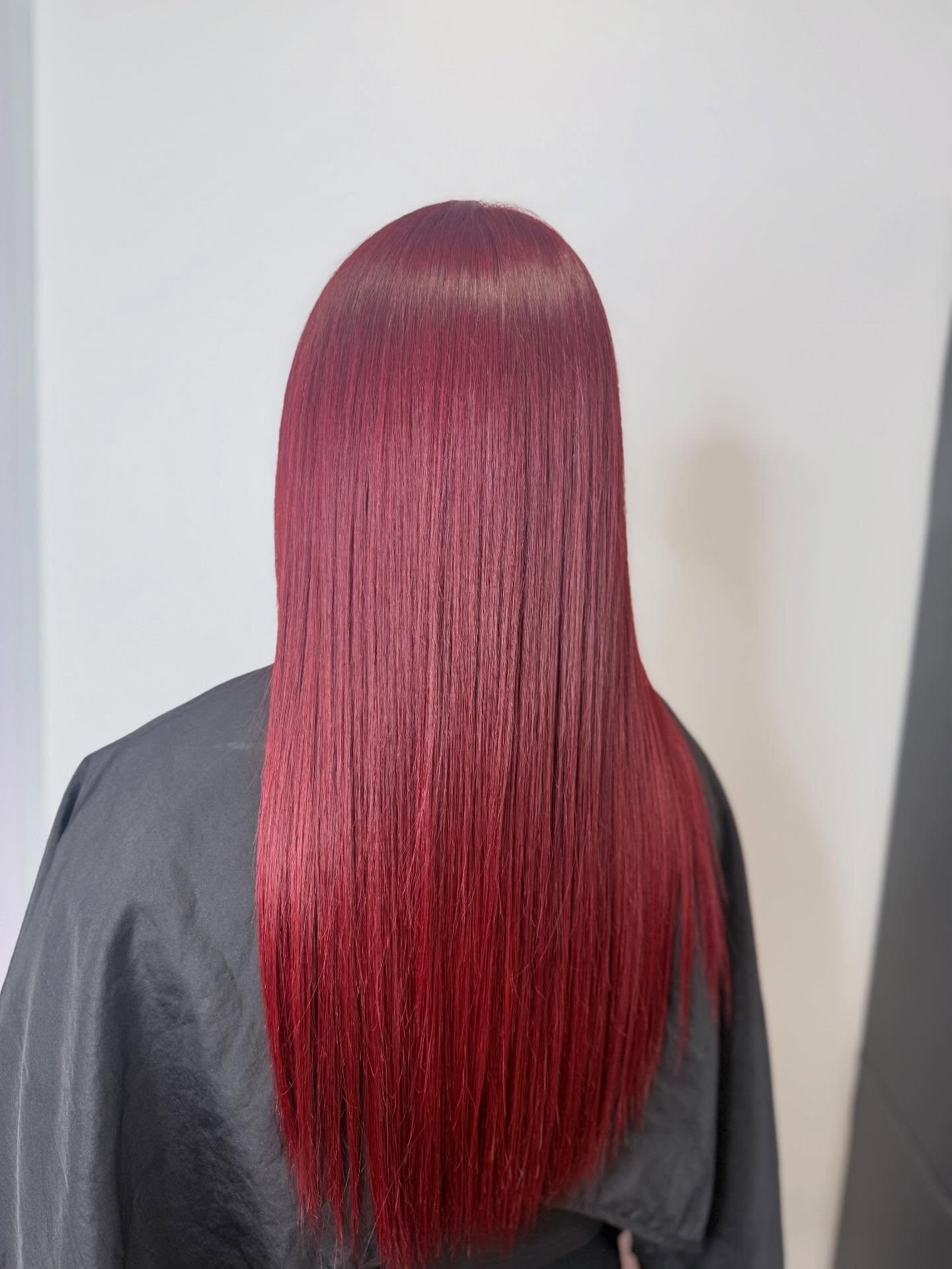 27 Red Hair Color Trends You Need for 2026 13 Vibrant Cherry Red Glossy Straight Hair