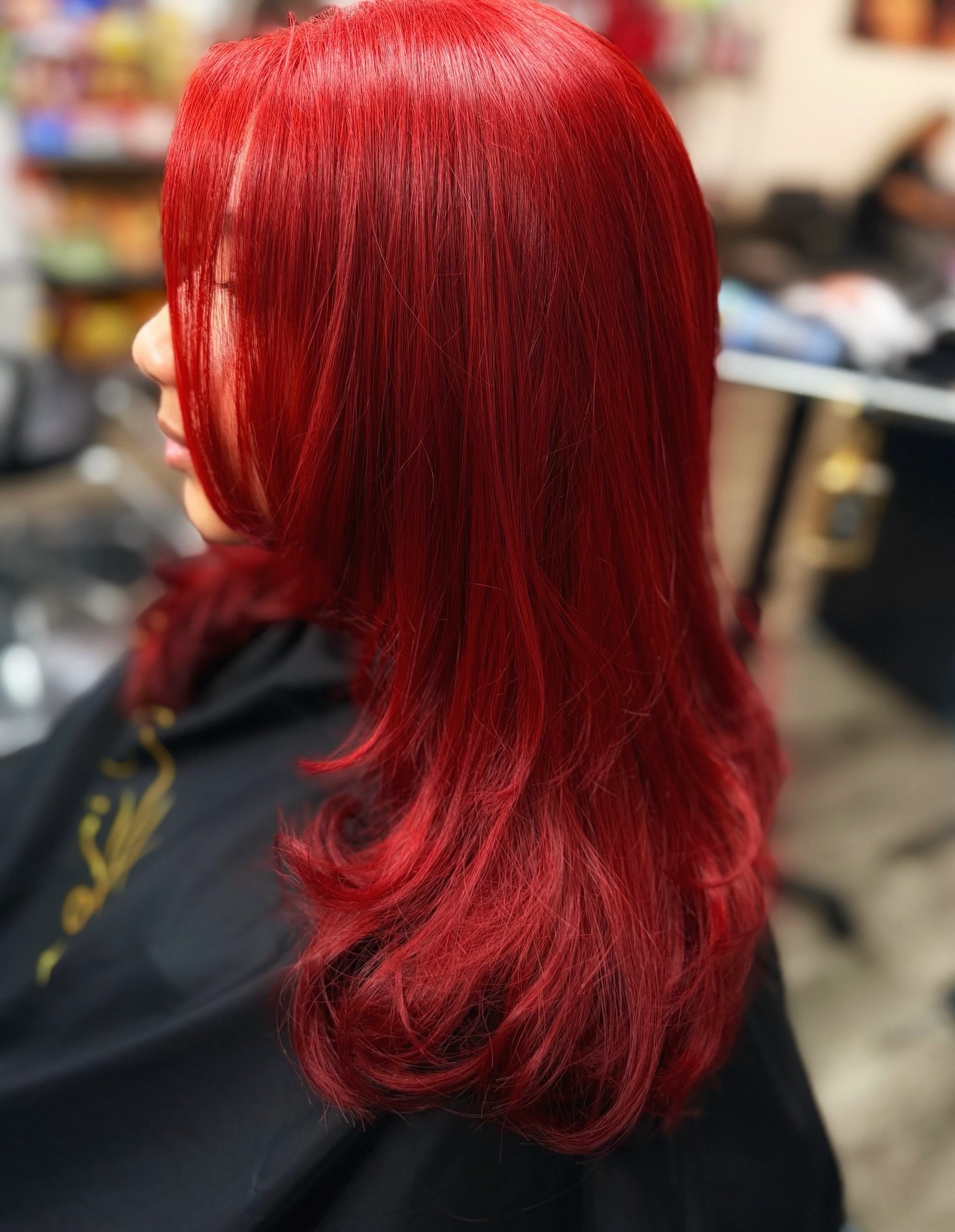 27 Red Hair Color Trends You Need for 2026 20 Vibrant Cherry Red Layered Hair With Soft Waves