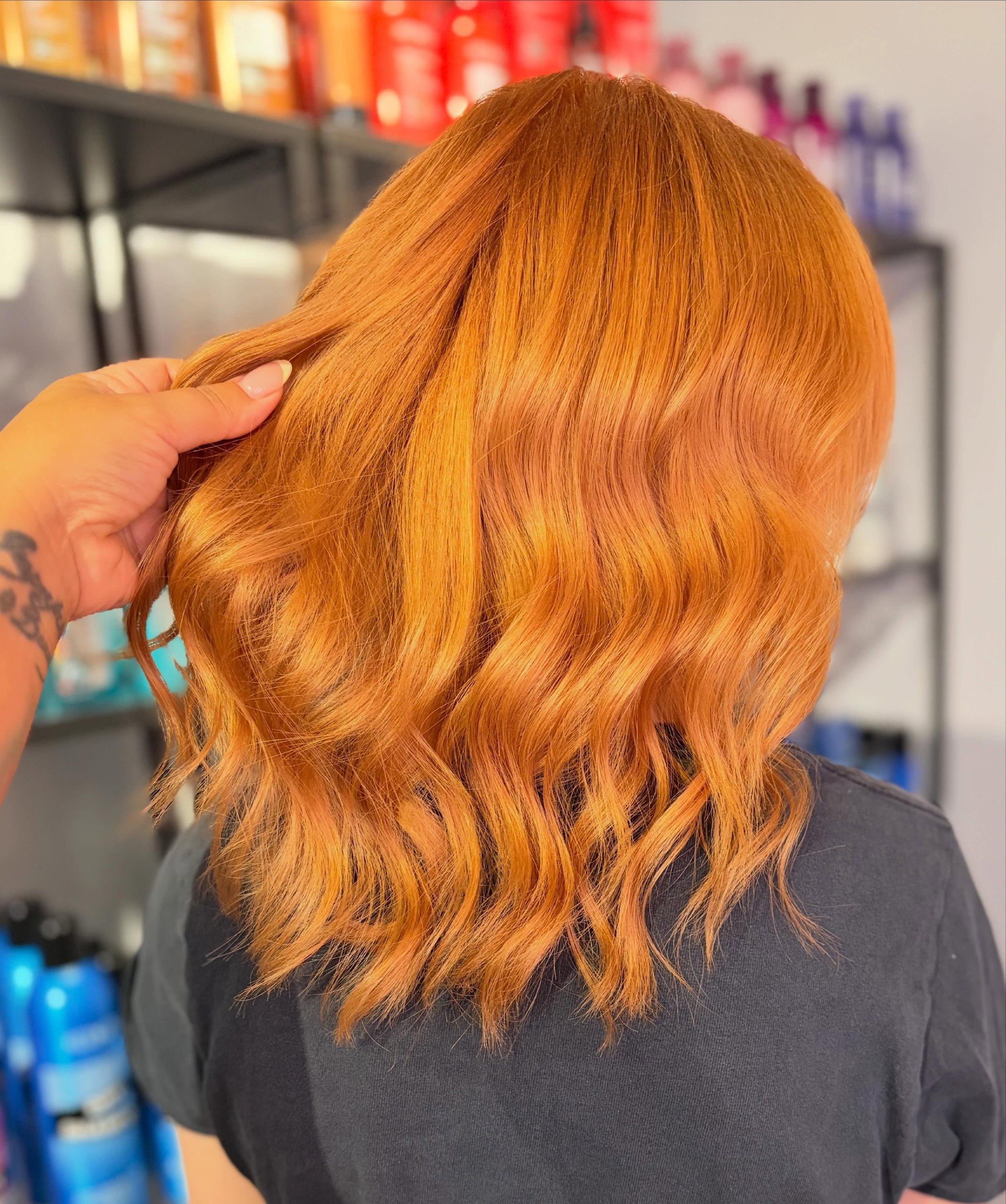 27 Red Hair Color Trends You Need for 2026 12 Vibrant Copper Waves With Modern Lob Cut