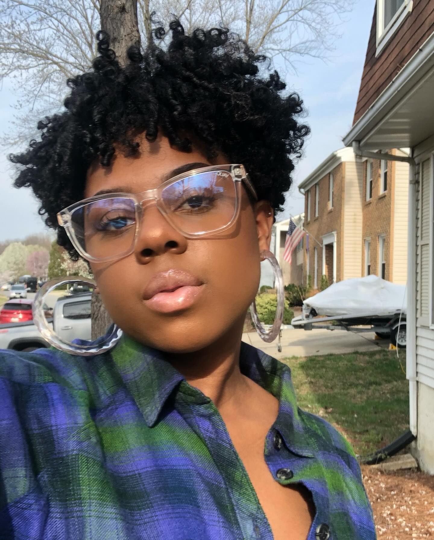 Voluminous Corkscrew Curls With Defined Texture