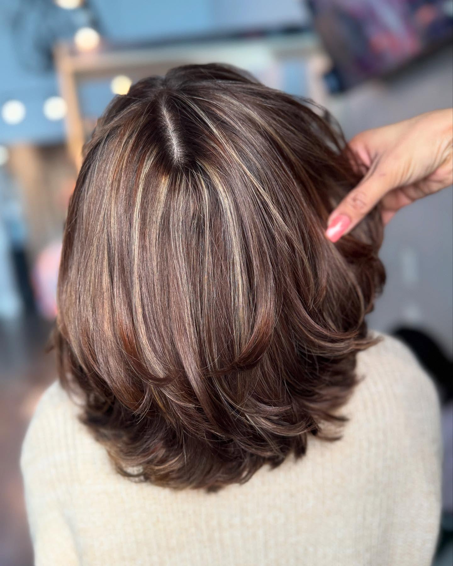 25 Stunning Fall Hair Colors for Brown Hair in 2026 23 Warm Chocolate Brown With Caramel Highlights