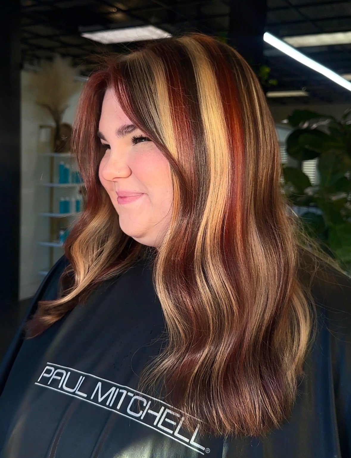 29 Calico Hair Color Styles You Need to See for 2026 30 Warm Copper and Blonde Chunky Highlights