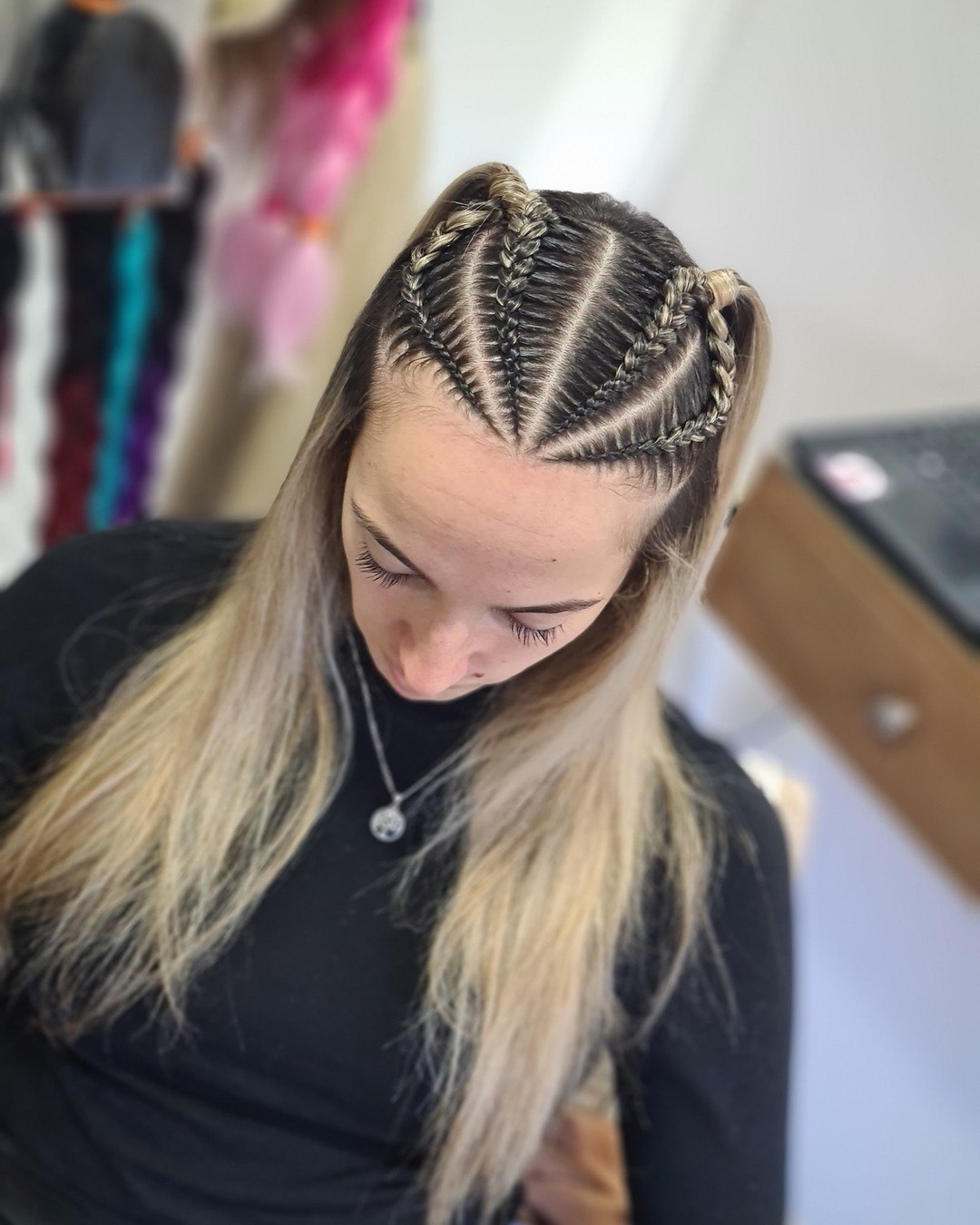 Braided Crown With Loose Waves